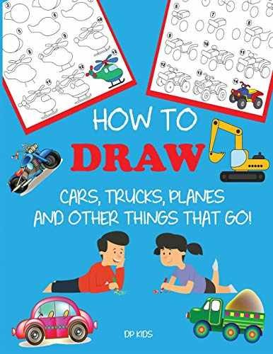 How to Draw Cars, Trucks, Planes, – Paperback, by Press Dylanna – Very Good h