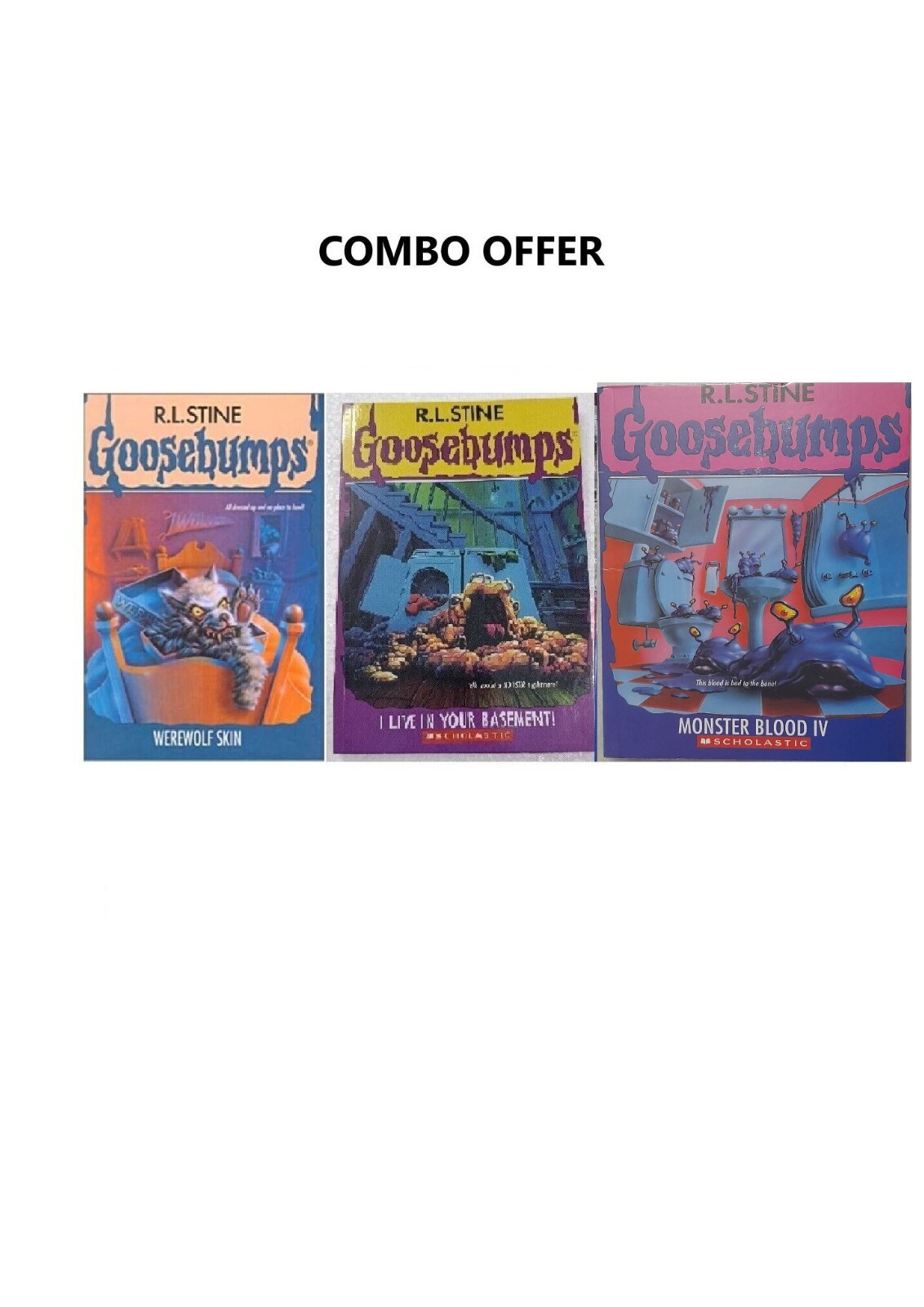 GB #60, #61, #62 : (Werewolf Skin + I Live in Your Basement! + Monster Blood IV)