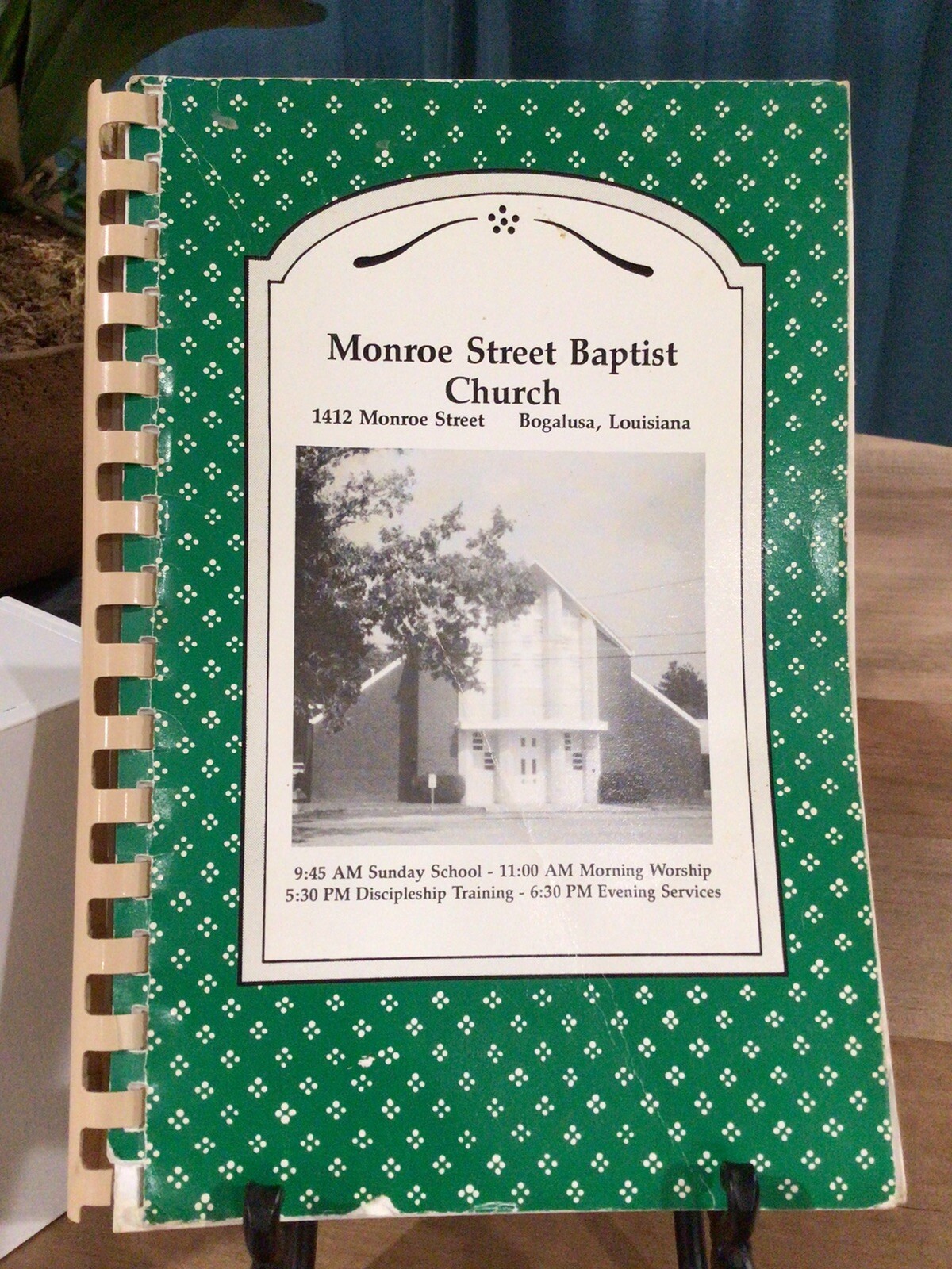 VTG Monroe Street Baptist Church COOKBOOK 1995 Bogalusa, Louisiana 105 pages