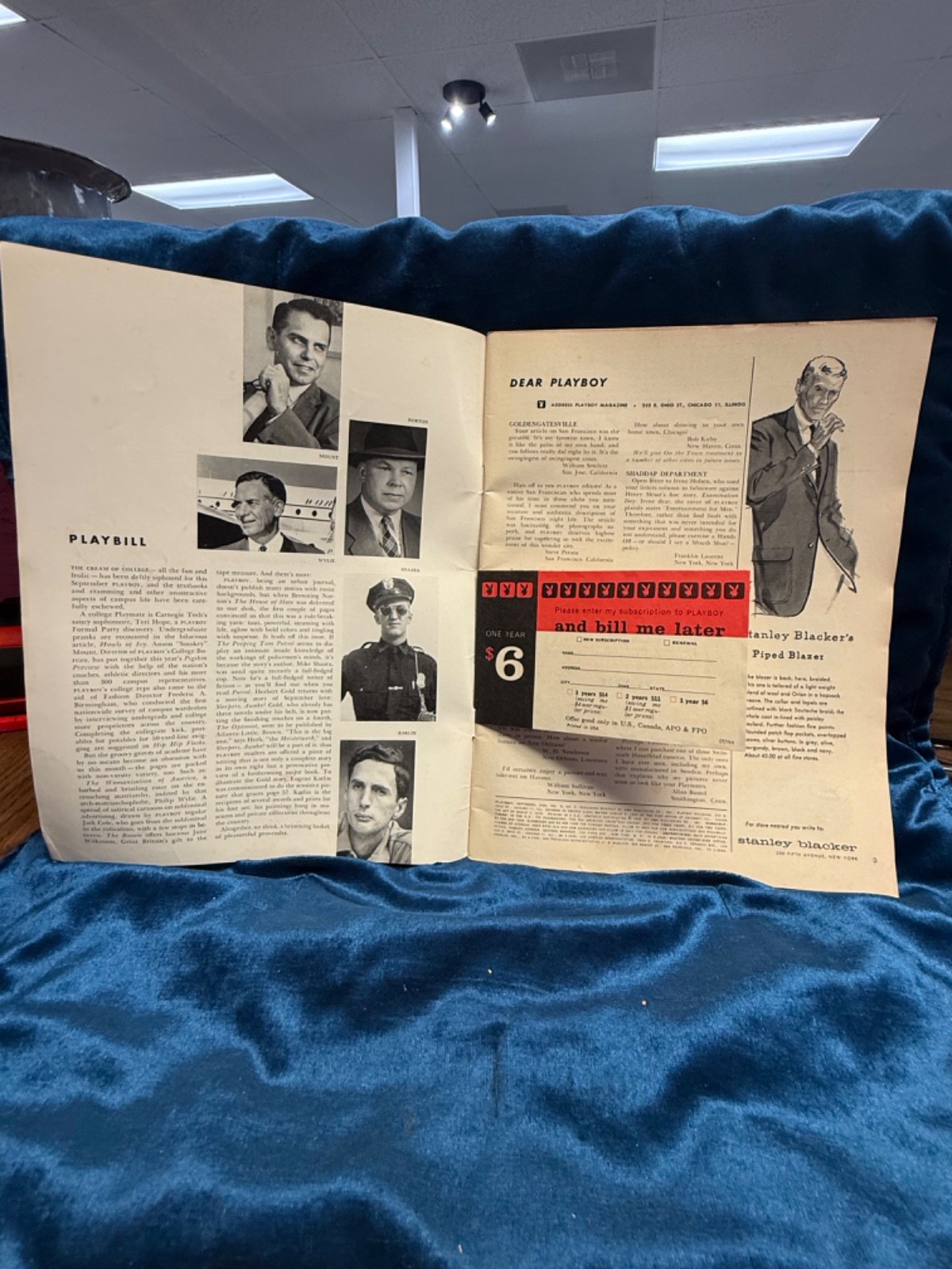 ? Playboy Magazine September 1958 Complete With Centerfold ?