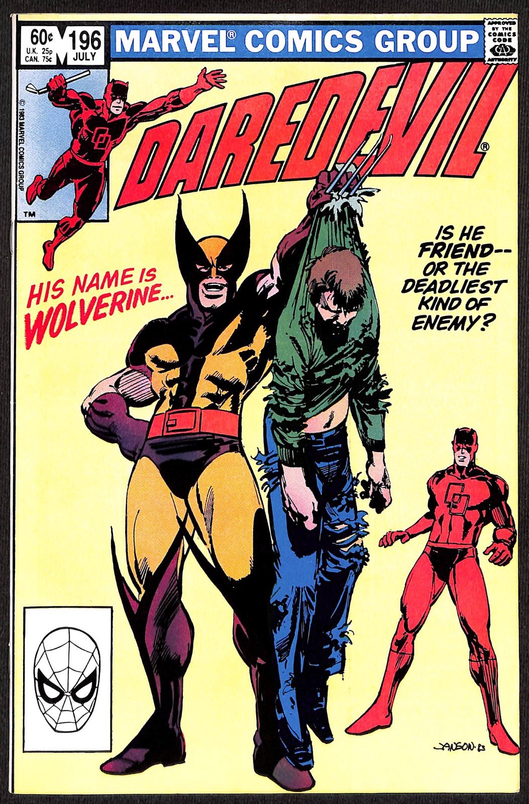 Daredevil #196 Classic Cover VFN/NM