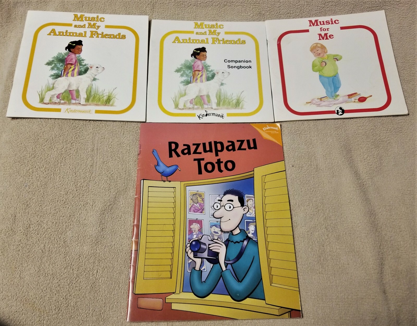 Kindermusik 4 Children Picture Song Books Lot Razupazu Toto Music Friends