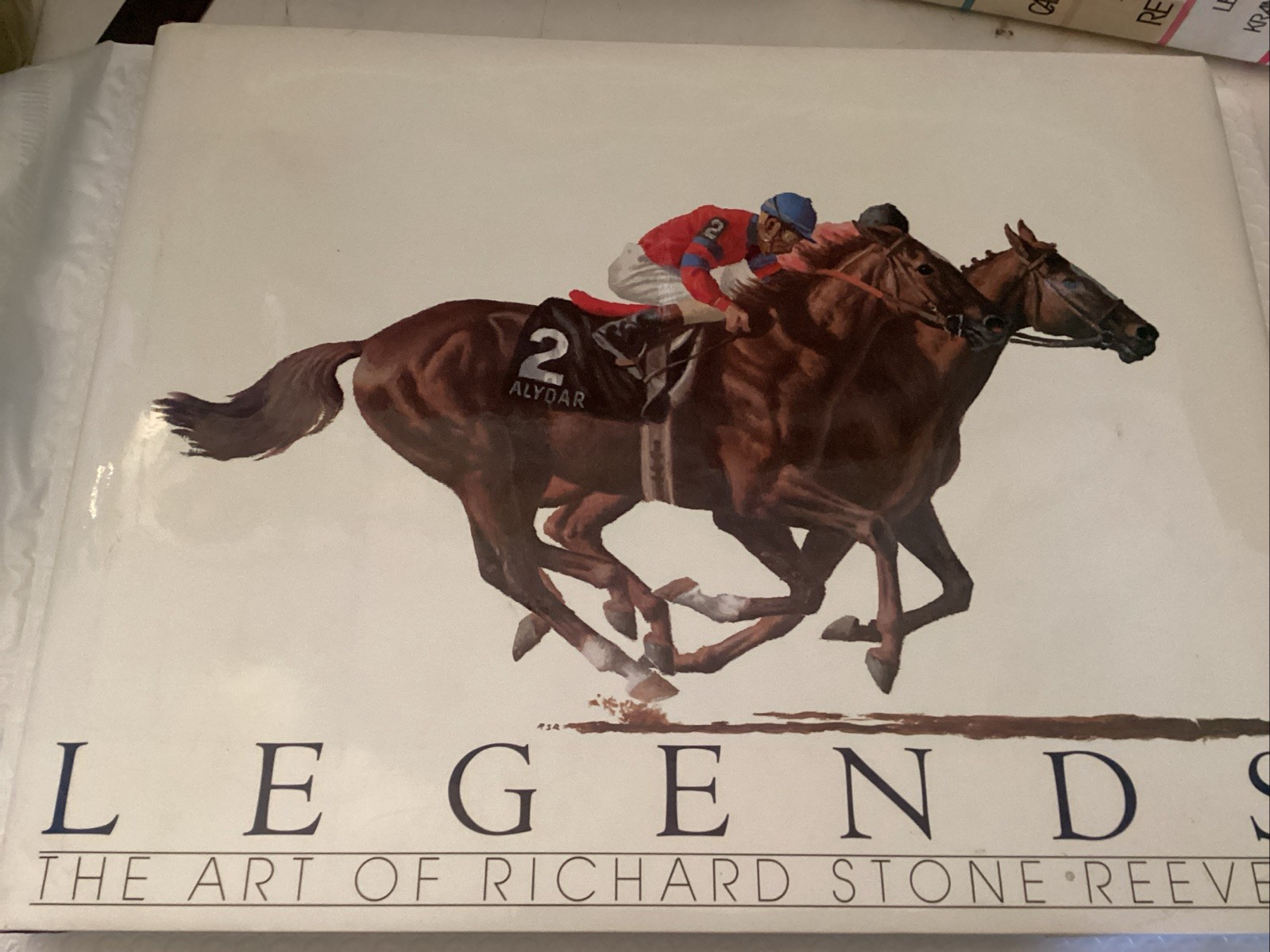 LEGENDS: THE ART OF RICHARD STONE REEVES (1989, Edward Bowen) HC Oversized Book