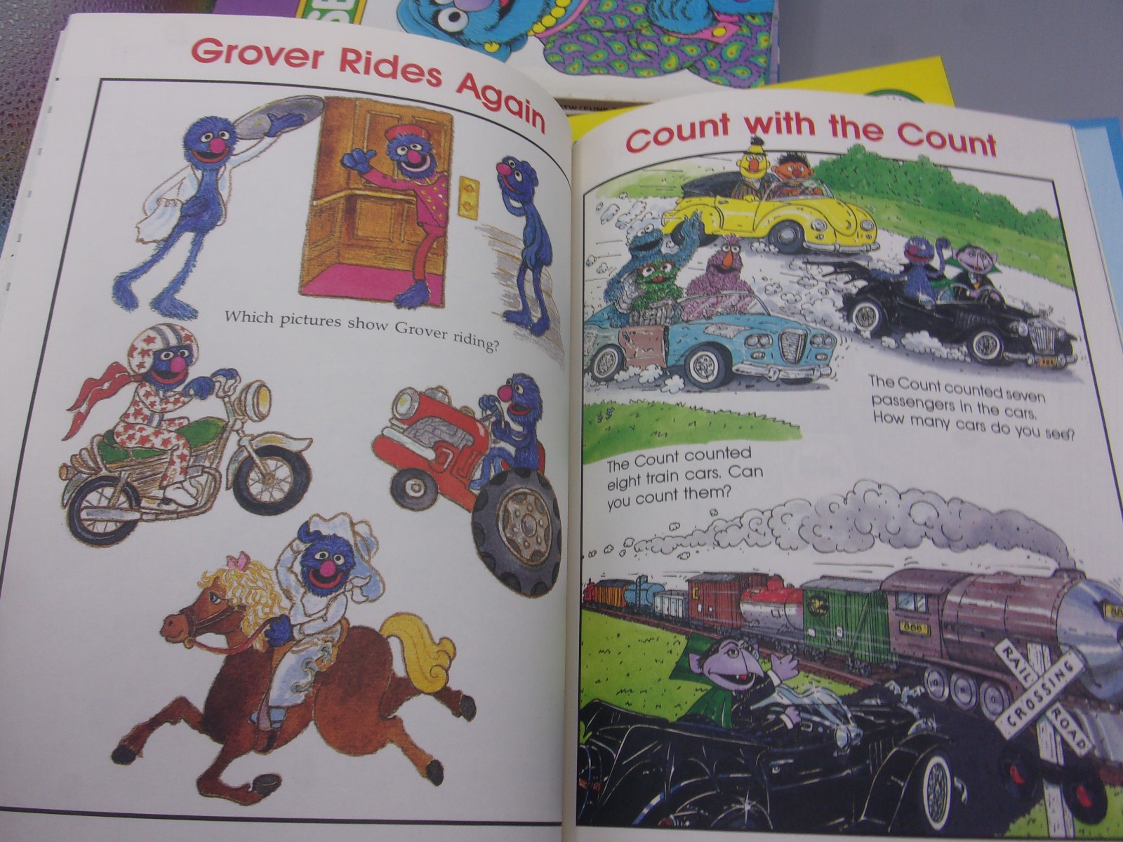 Vintage On My Way With Sesame Street Books Volume 1-15 Complete Set 1989