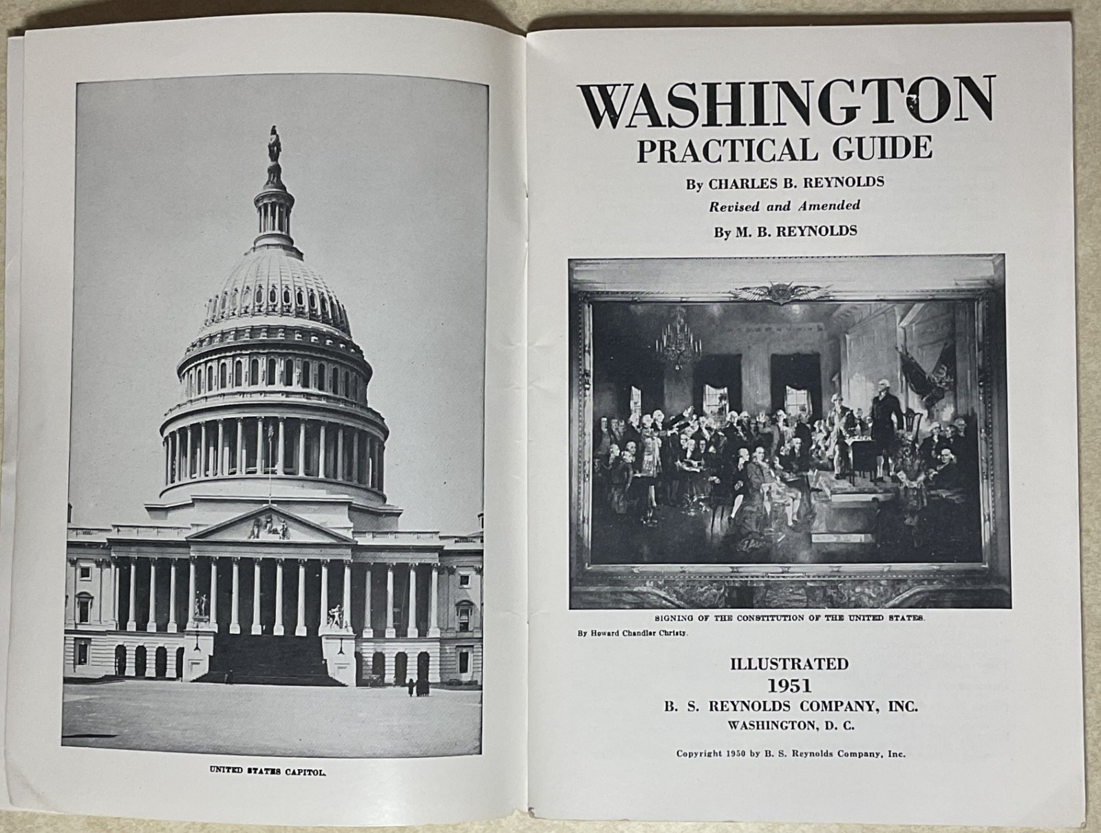 1950 Washington Practical Guide-Charles B. Reynolds & 1930s New York State Fair