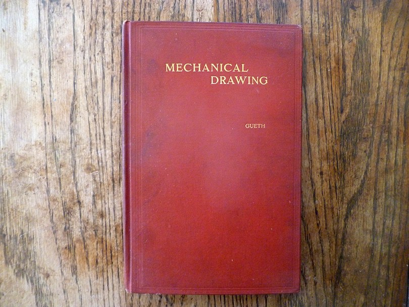 ~ D26-183 ~ MECHANICAL DRAWING BOOK ~ 1913 ~ Gueth