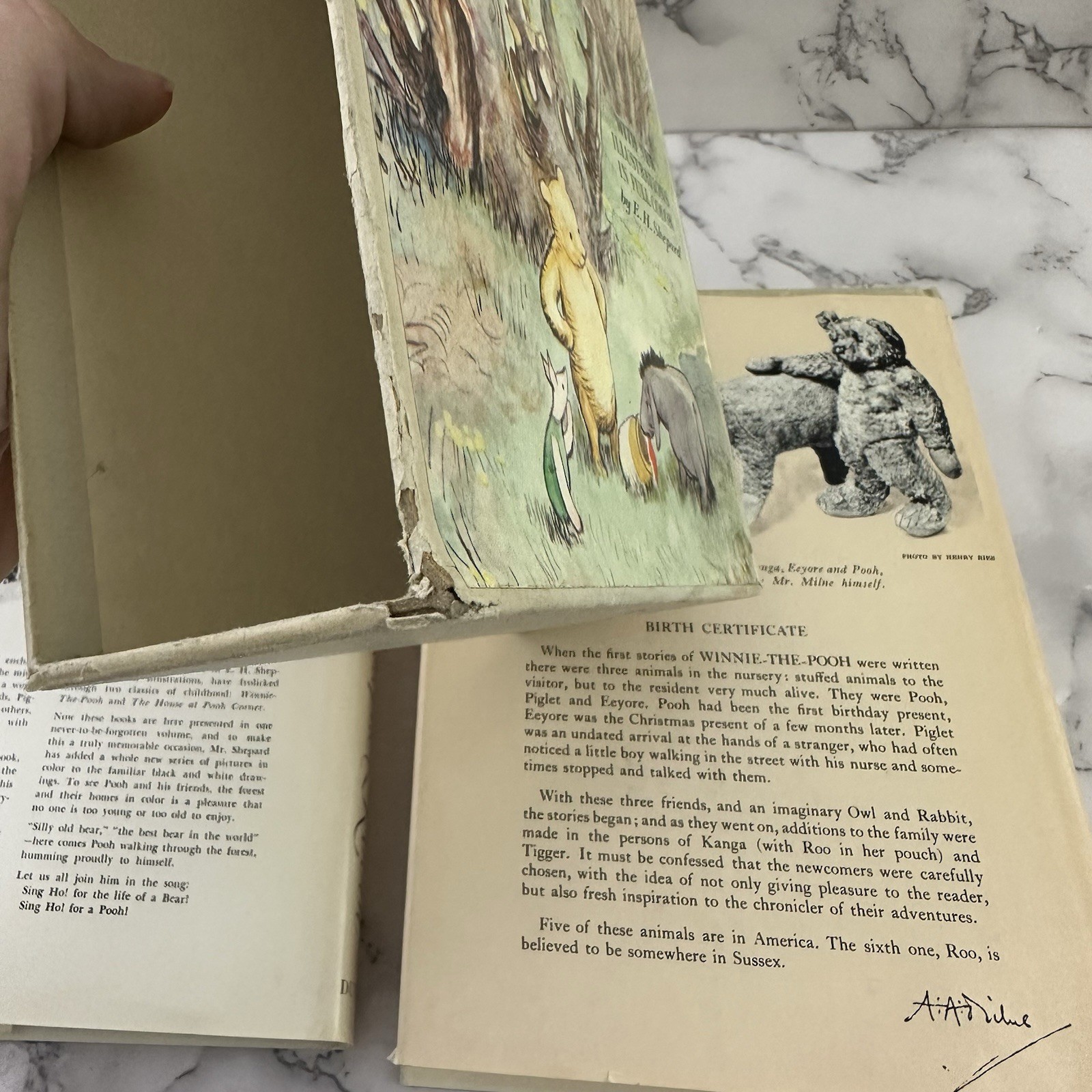World of Pooh Christopher Robin Vintage 50s Boxed Set Hardcover Dutton AA Milne