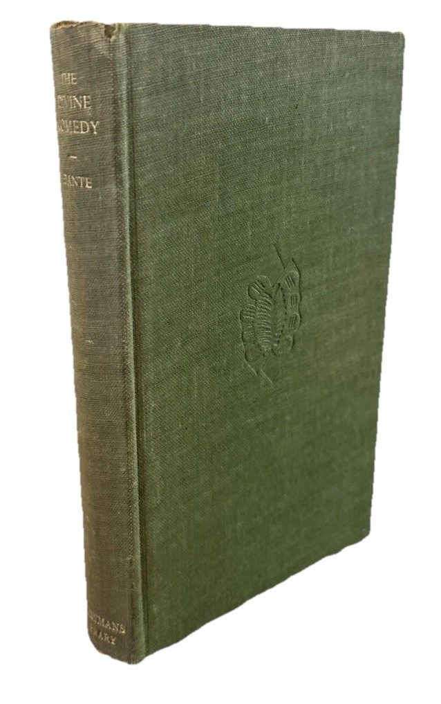 Dante Alighieri Divine Comedy Everyman’s Library Dent No 308 HC/Missing DJ 1937