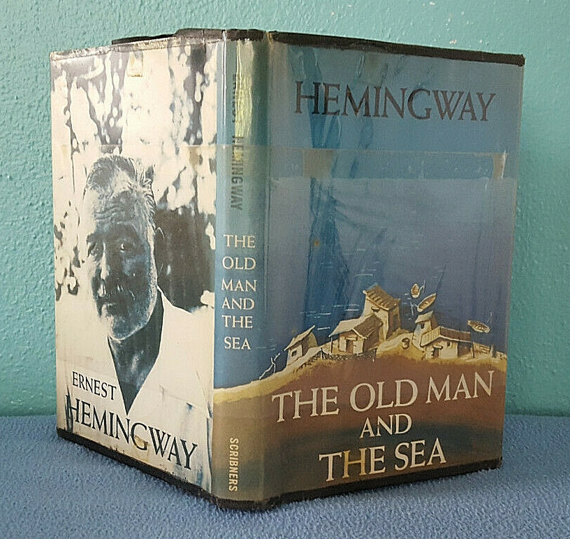 The Old Man And The Sea-Ernest Hemingway-First/1st Book Club Ed. “W” – VG Jacket