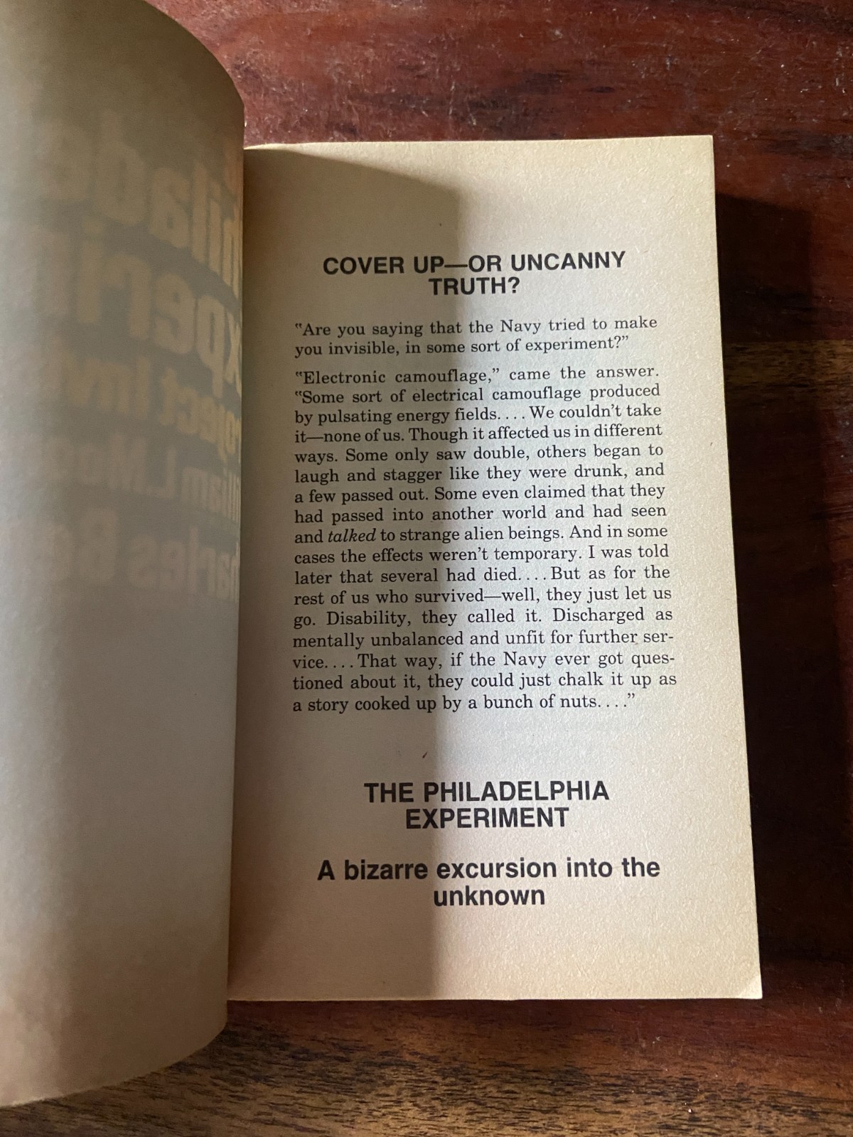 Philadelphia Experiment 1989 Paperback – William Moore – Very Good
