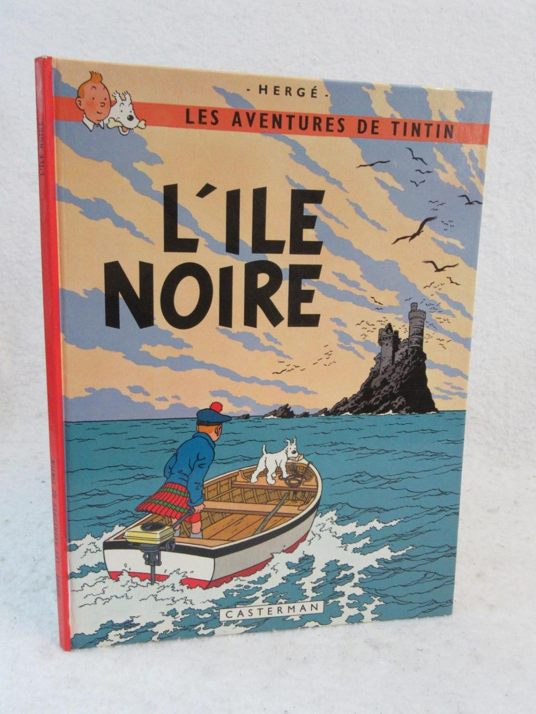 Herge LES AVENTURES DE TINTIN L’ILE NOIRE 1984 Casterman FRENCH