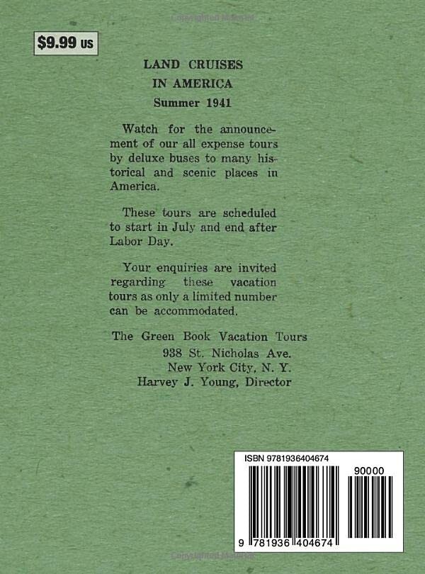 The Negro Motorist Green Book Travel Guide Original Paperback High Quality 1940