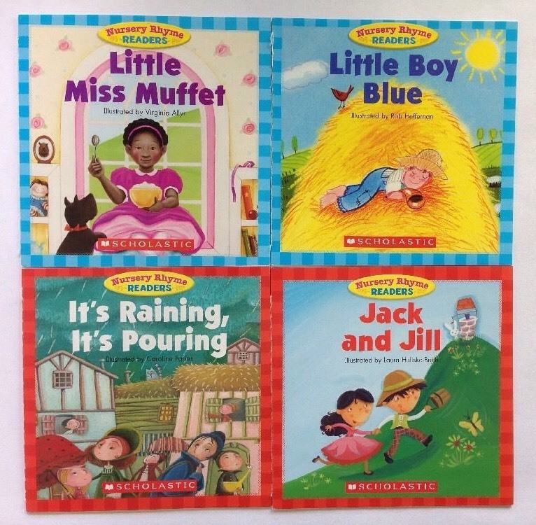 Nursery Rhyme Childrens Books Beginning Readers Lot 12