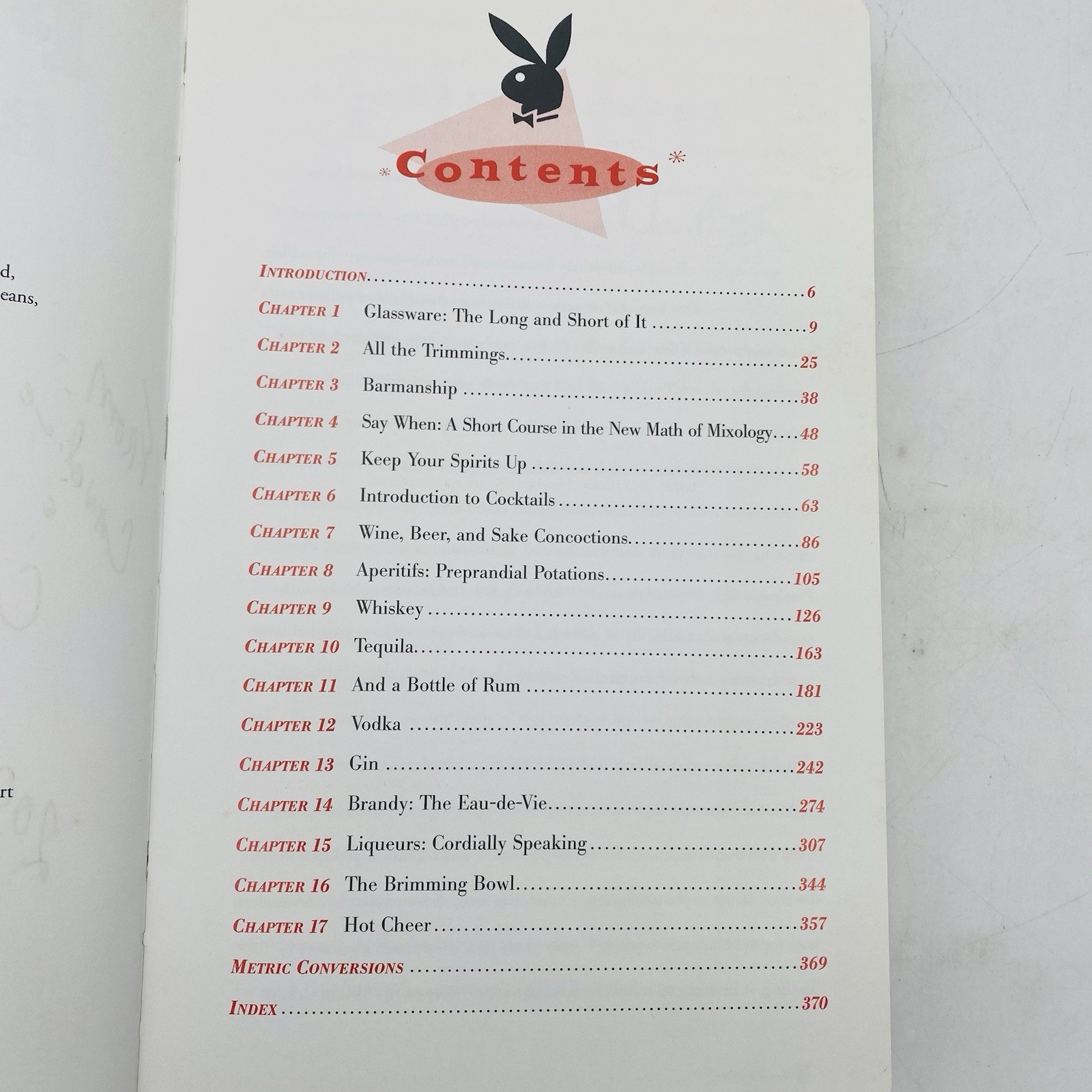 Playboy Bartender’s Guide Thomas Mario 2004 Leather or Faux Leather Softcover