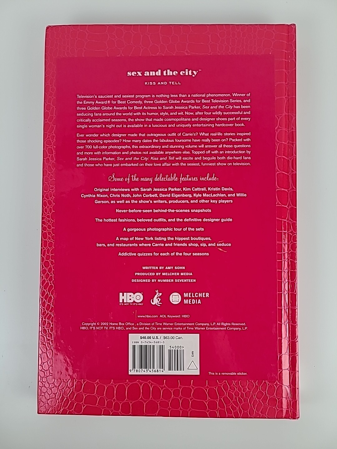 Sex and the City : Kiss and Tell by Amy Sohn (2002, Hardcover)