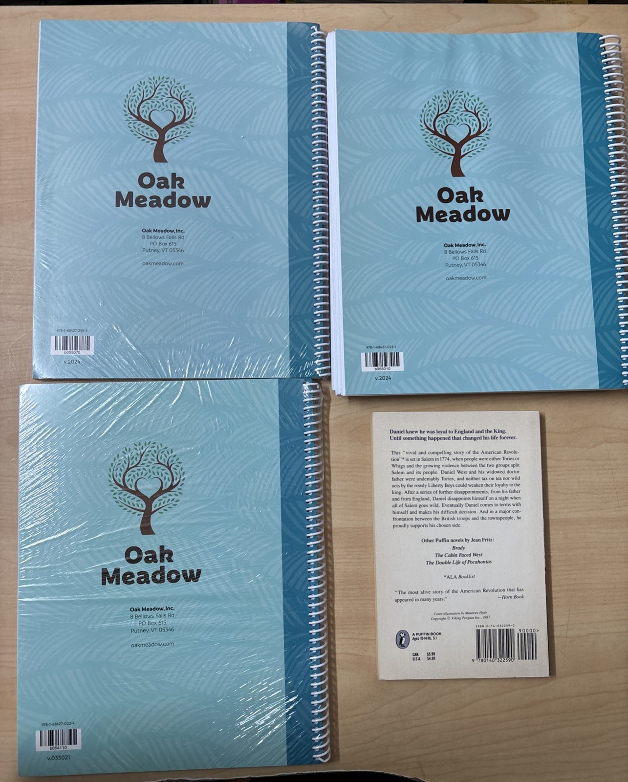 Lot 16 Nearly Complete Oak Meadow 5th Grade Curriculum English Math Science Hist