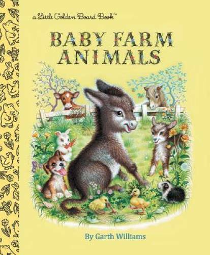 Baby Farm Animals (Little Golden Board Book) – Board book – GOOD