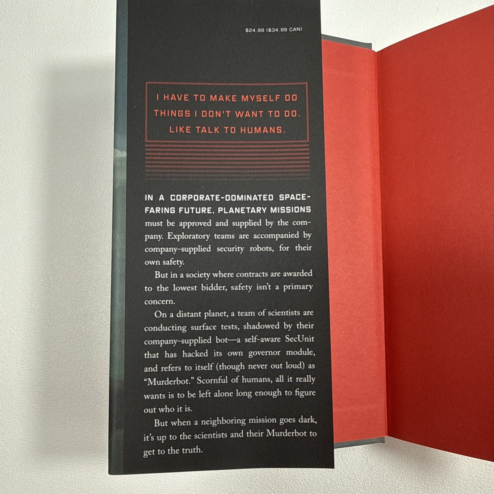 All Systems Red by Martha Wells (Signed, Hardcover in Jacket)