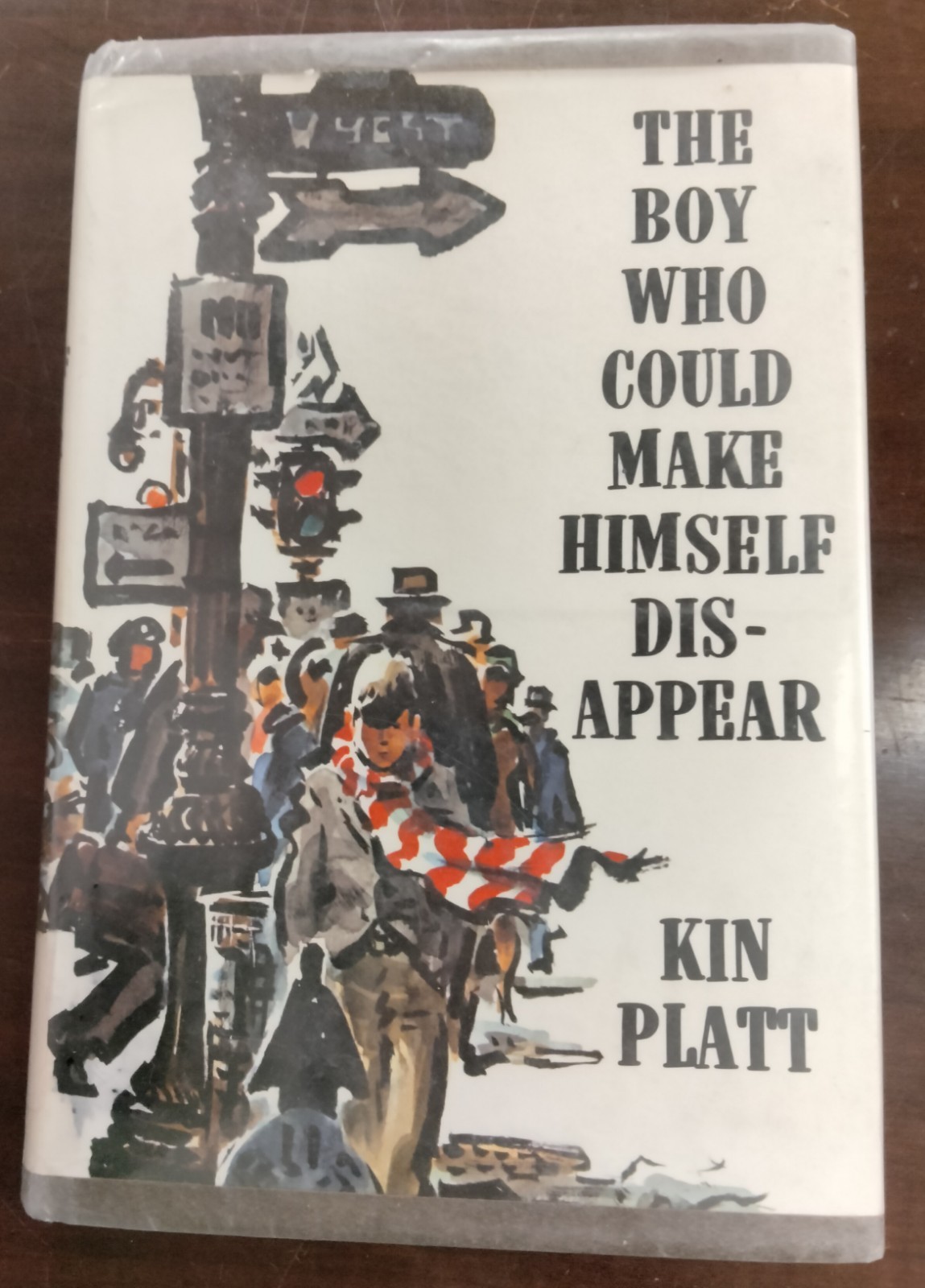 SCARCE Charles Geer dj THE BOY WHO COULD MAKE HIMSELF DISAPPEAR by Kin Platt