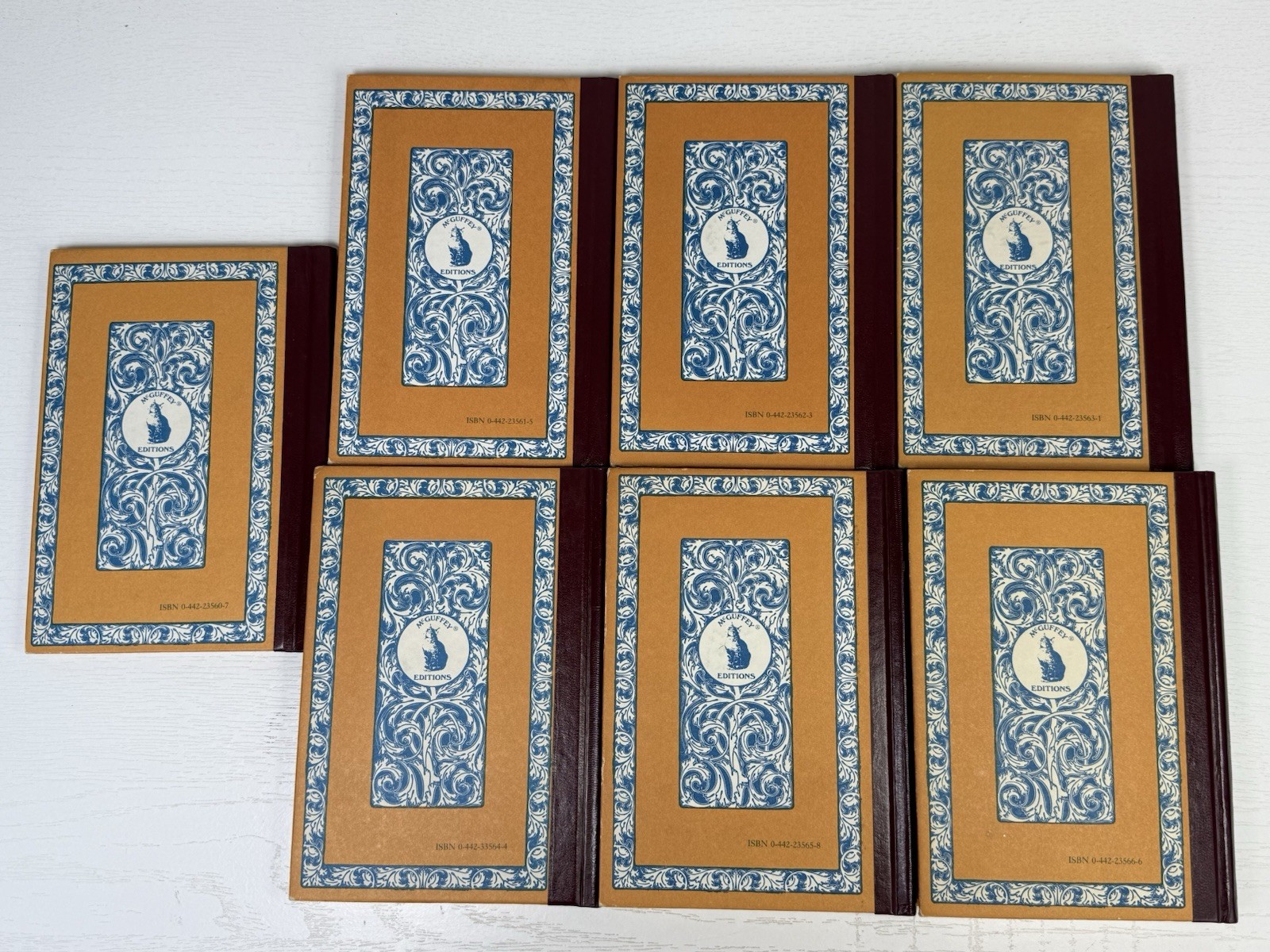 Complete 7 Volume Set McGuffey’s Eclectic Readers Primer + 1-6 Revised Edition