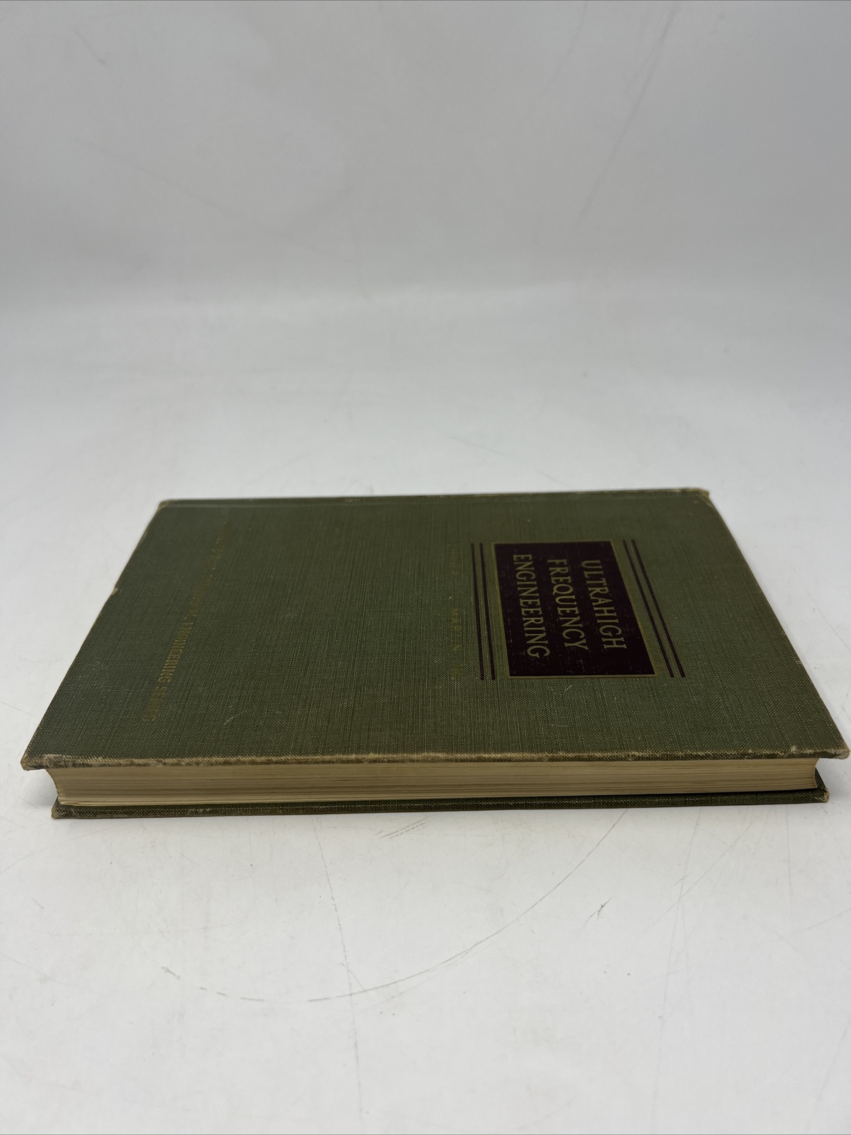 Ultrahigh Frequency Engineering By Thomas Martin JR Electrical Engineering 50s