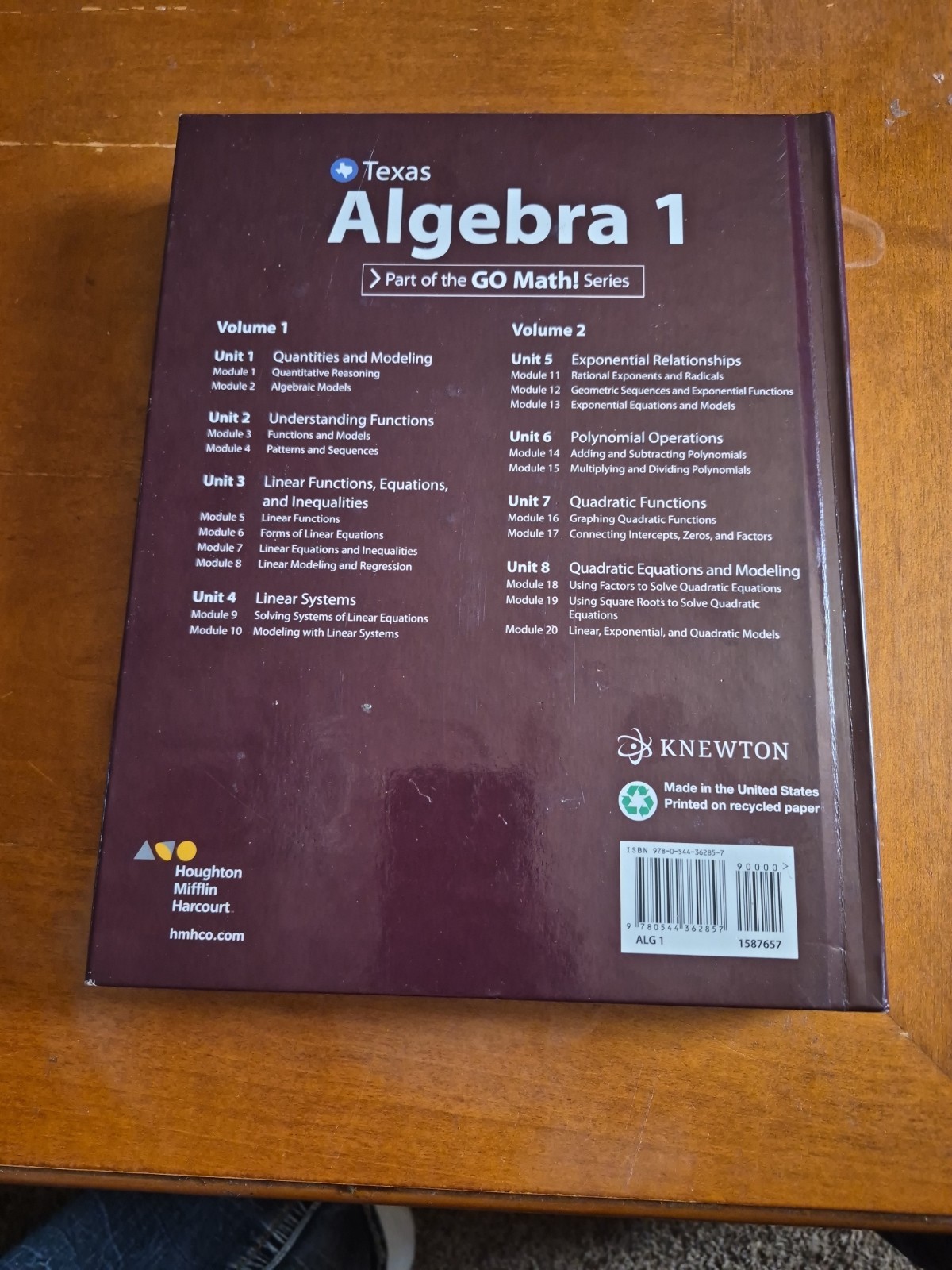 Hmh Algebra 1 Ser.: Hmh Algebra 1 : Student Edition 2016 by Houghton Mifflin…