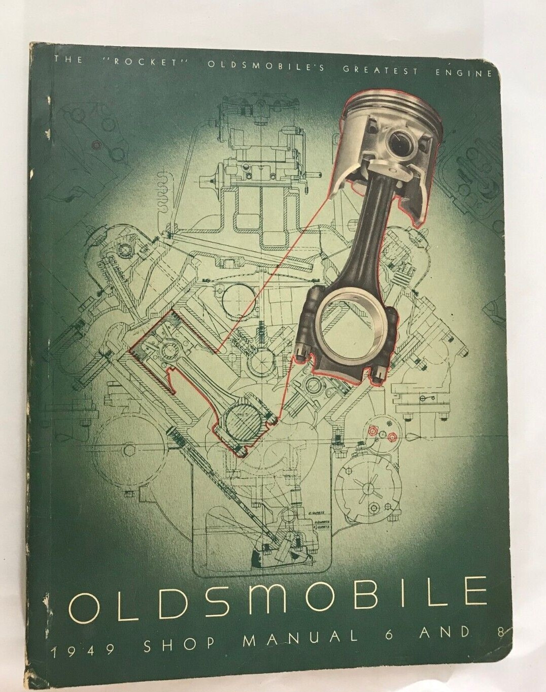 1949 ORIGINAL OLDSMOBILE 6 AND 8 SHOP MANUAL: 436 PAGES OF GOOD STUFF CAR BOOK