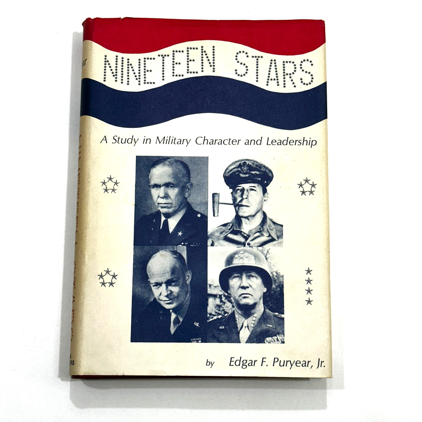 Nineteen Stars Edgar F Puryear Jr Signed Hardcover 1973 Military Leadership WWII