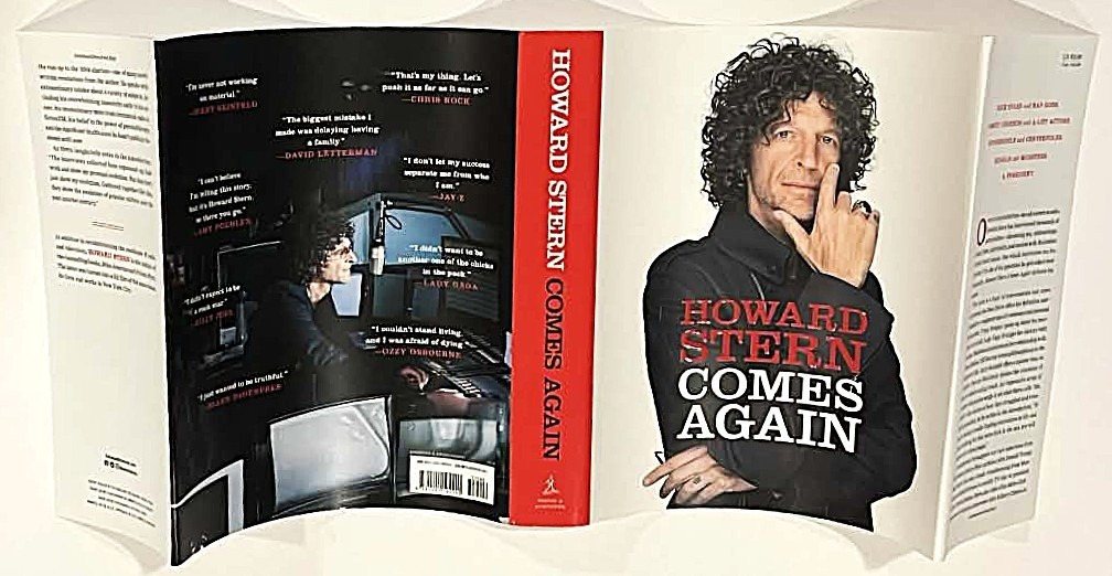 Howard Stern Comes Again SIGNED AUTOGRAPHED First Edition Hardcover Dust Jacket