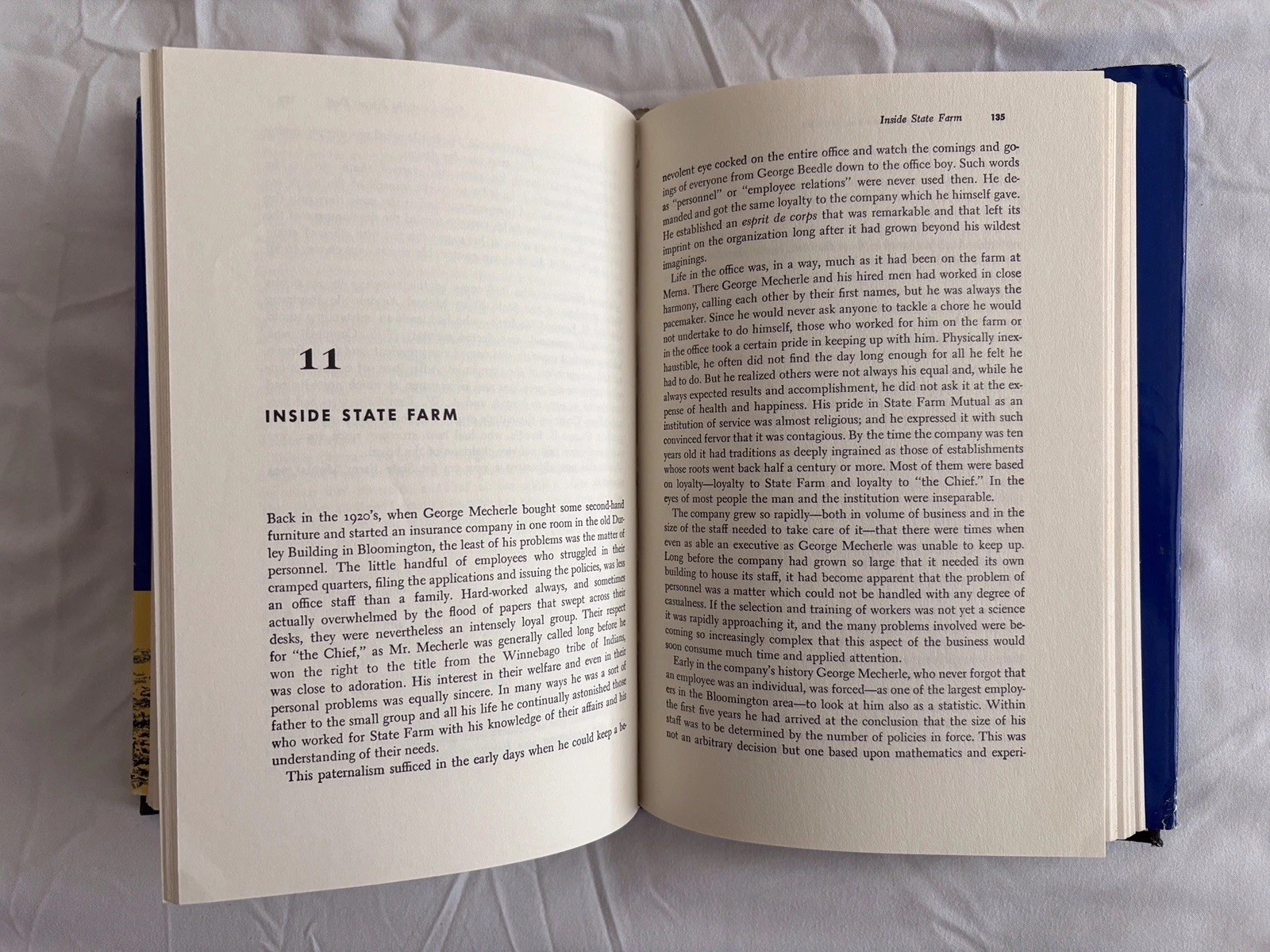 The Farmer From Merna A Biography of George Mecherle; Schriftgiesser State Farm