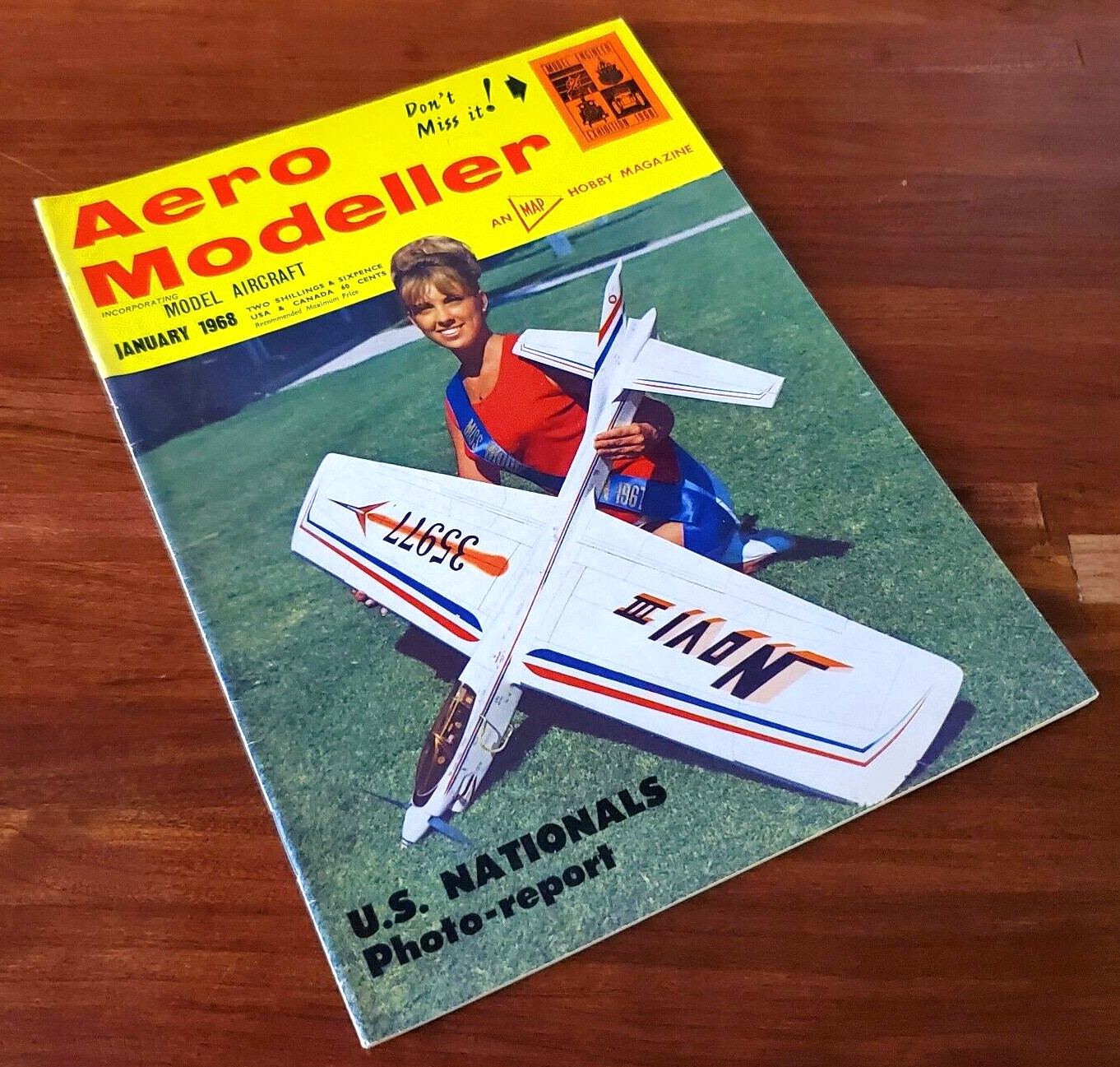 1968 JANUARY – AERO MODELLER US NATIONALS VINTAGE MAGAZINE FREE SHIPPING