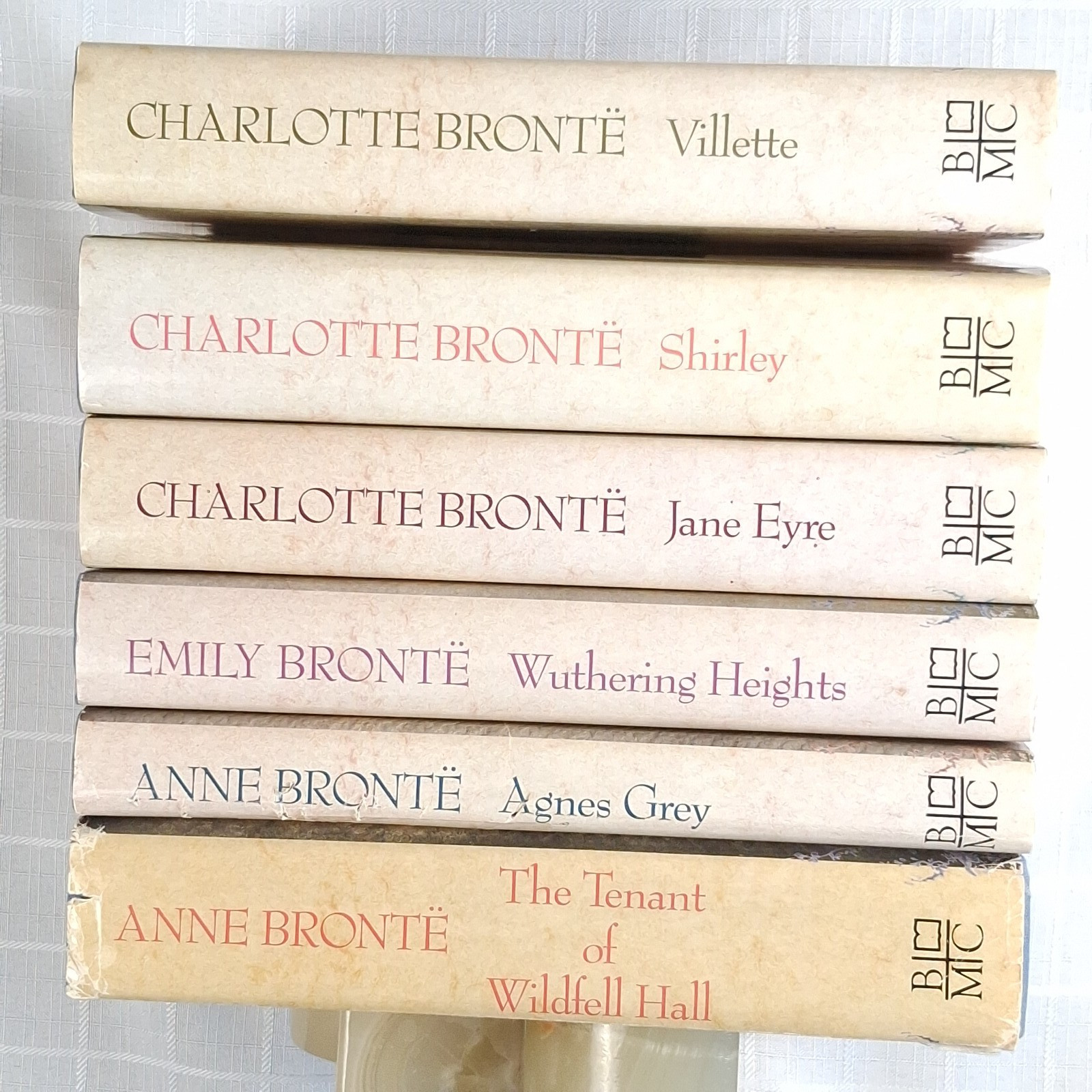 Brontë Sisters Complete 6 Volume Hardcover Set Jane Eyre Wuthering Heights 1990