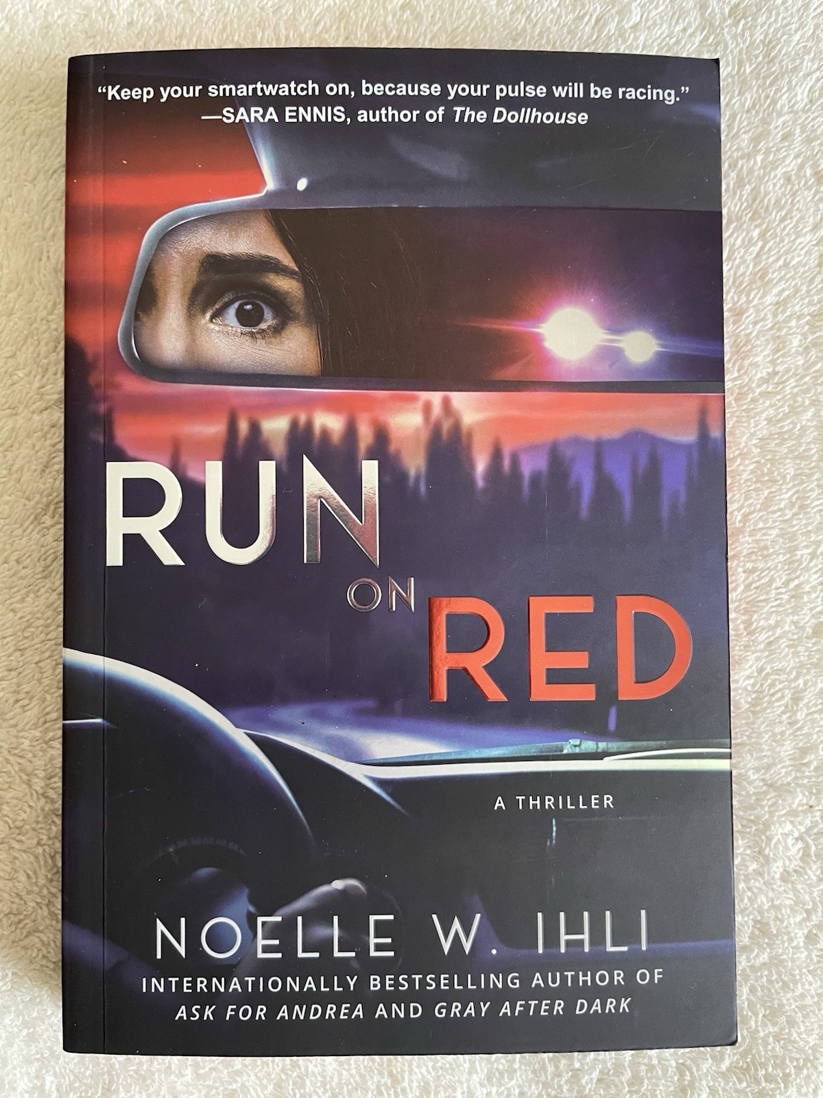 Run on Red by Noelle W. Ihli. Paperback. (Stenciled Edges)