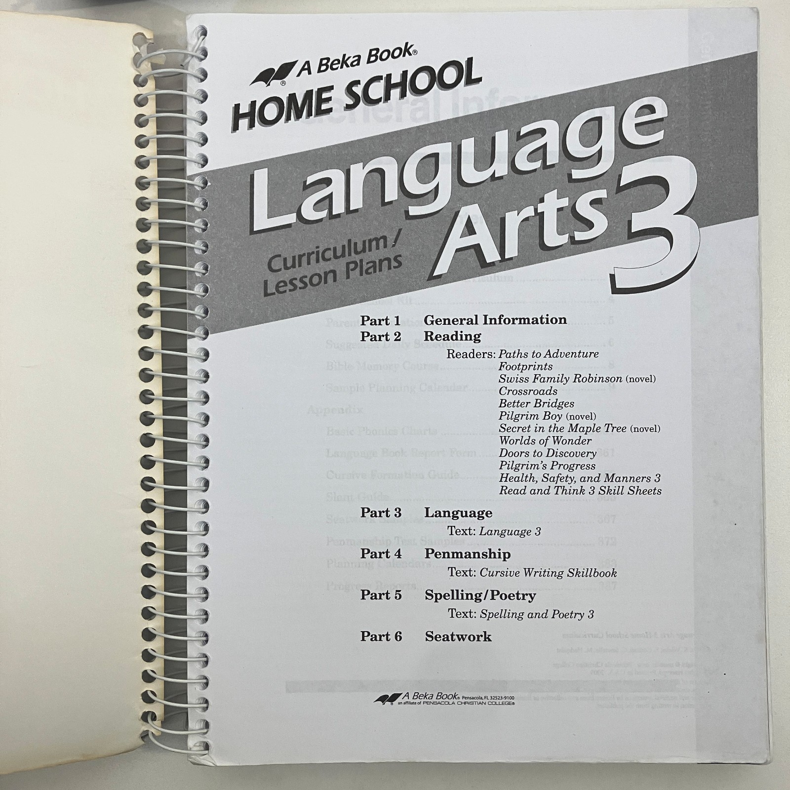 5 Abeka Elementary Language Arts Reading Writing Homeschooling Curriculum Books