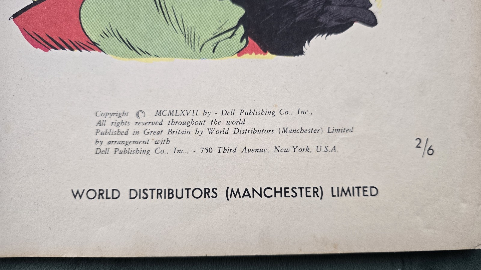 Frankenstein – Super Hero Comic Book/Album. Dell Publishing. Rare 1967 Horror