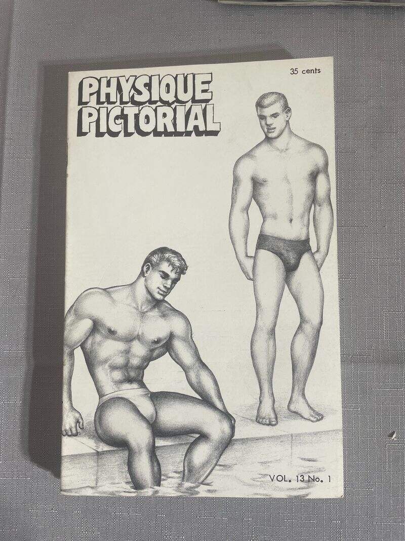 PHYSIQUE PICTORIAL MAGAZINES VOL.13 NO.1 AUG 1963 UN-CIRCULATED L/N