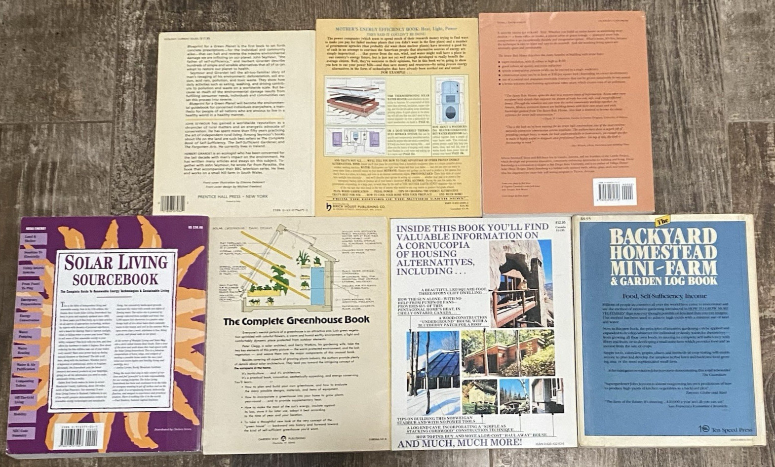 Lot Of 7 HOMESTEADING Off-Grid DIY TECH Survivalist SELF-SUFFICIENCY Rural Farm