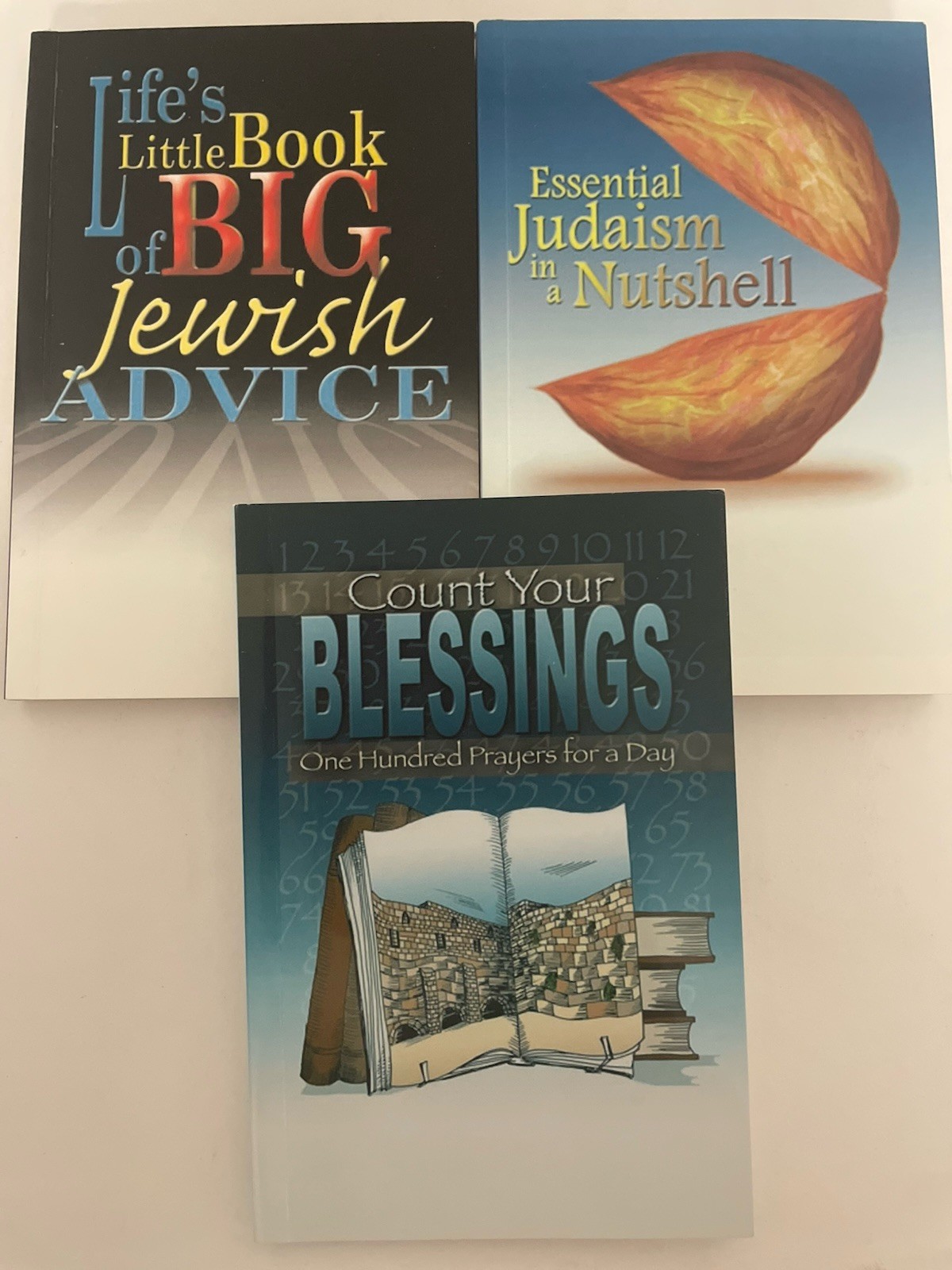 3 KTAV Jewish Pocketbooks: Essential Judaism Blessings Advice by Ron Isaacs NEW