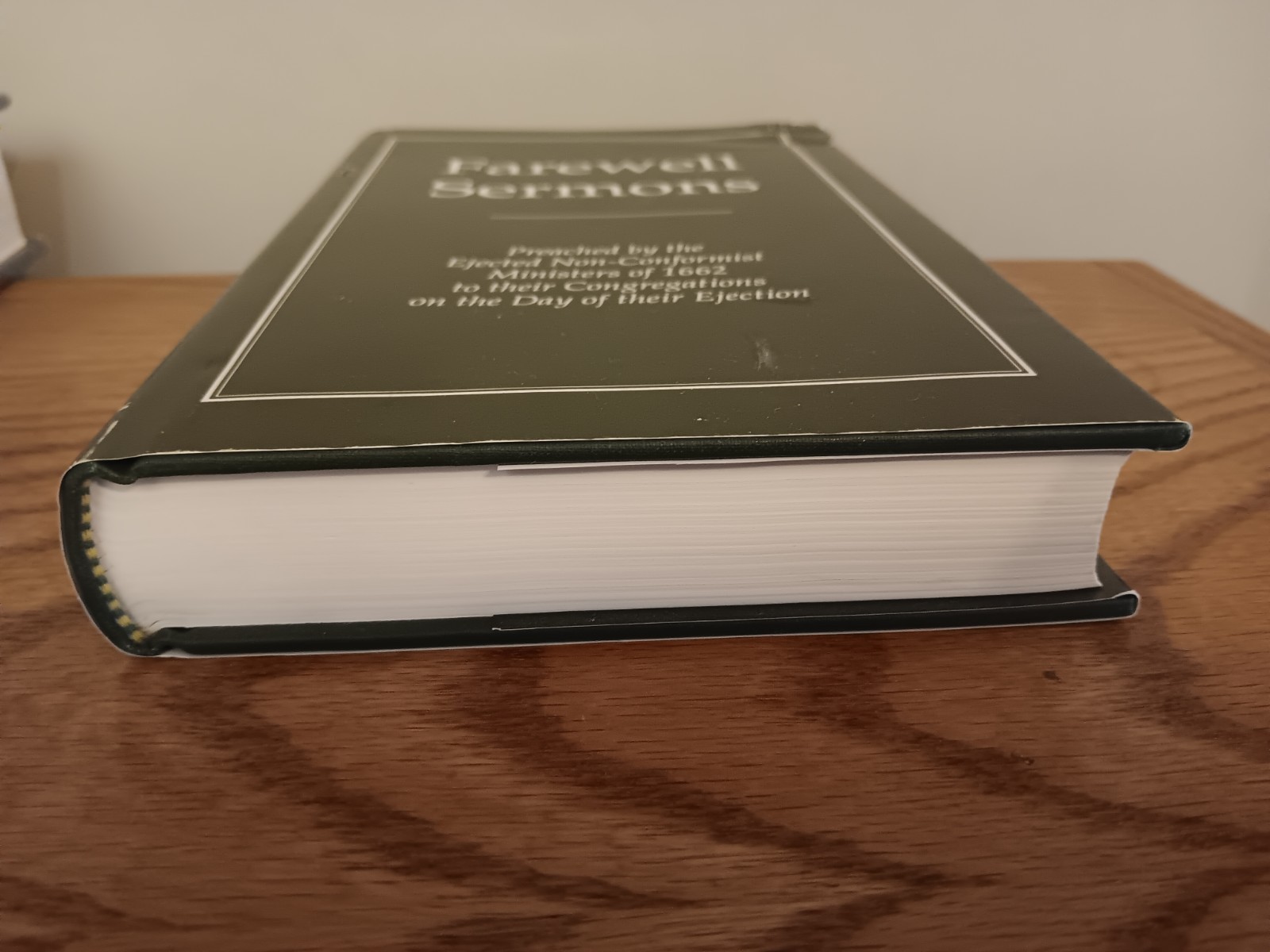 Farewell Sermons Soli Deo Gloria Rare
