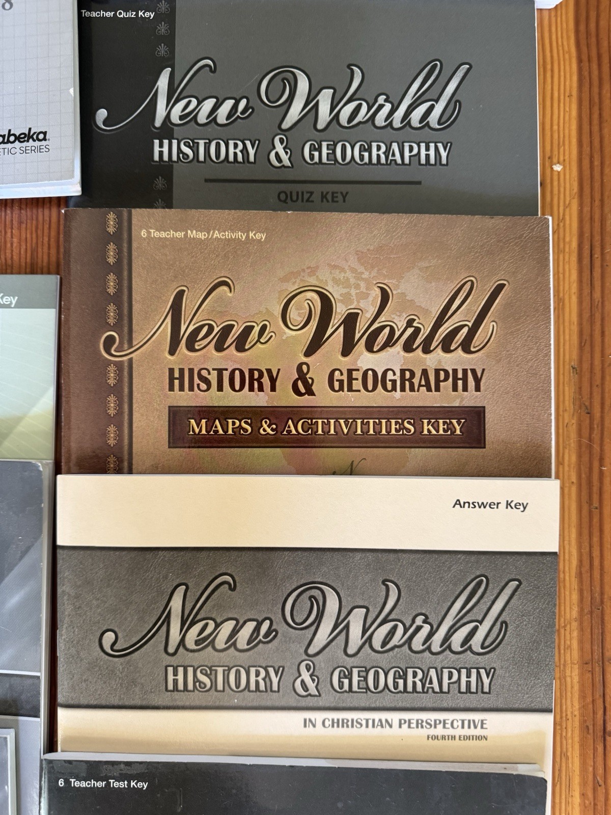 Abeka 6th Grade Teachers Books Very good condition