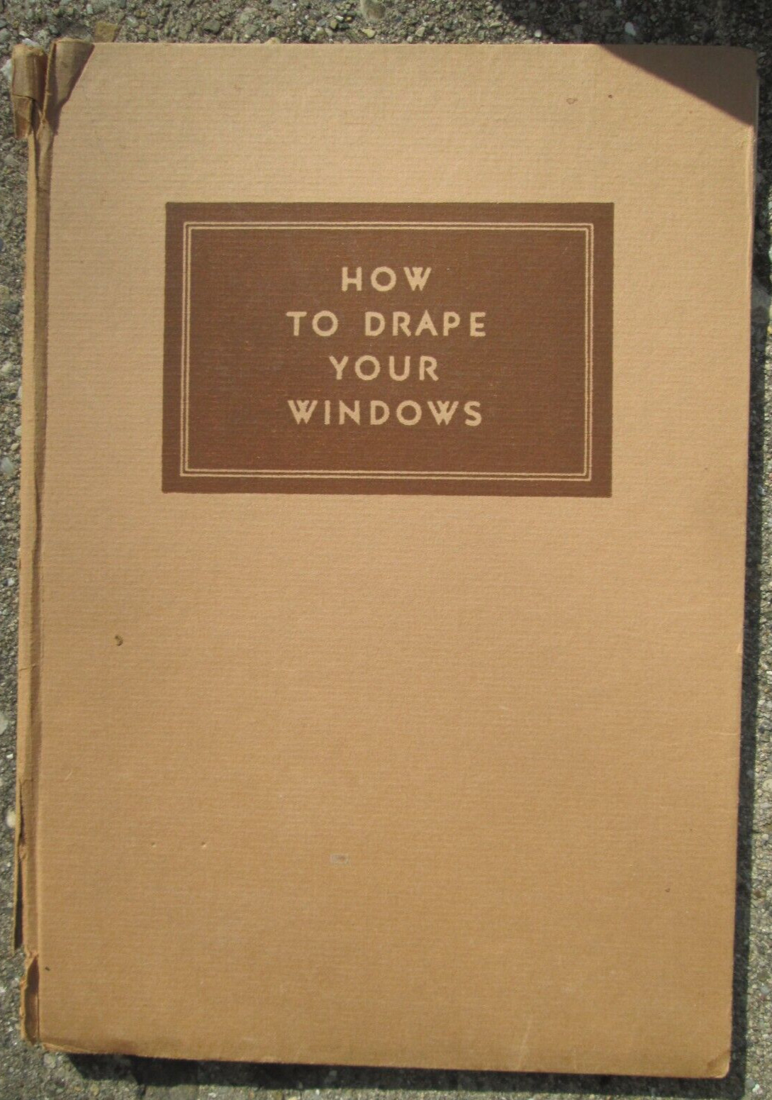 1930 How To Drape Your Windows By C.W. Kirsch Published By Kirsch Company HC