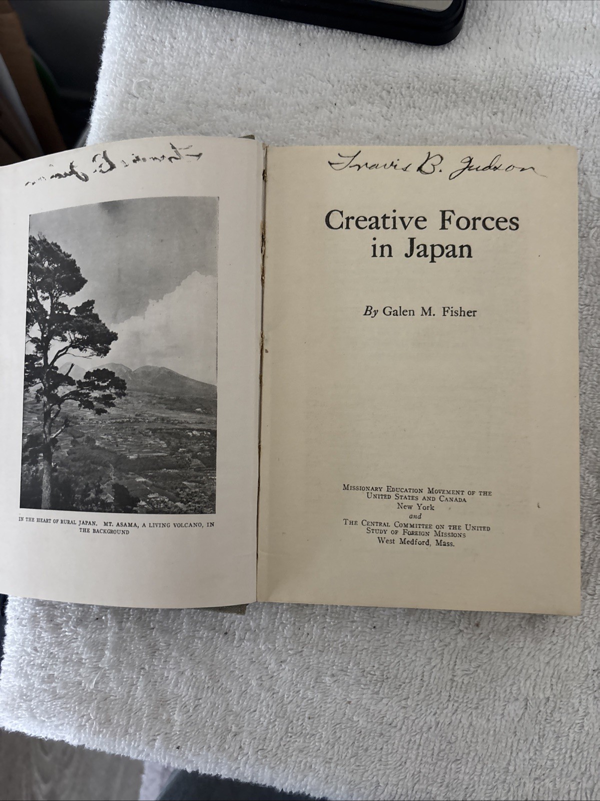 CREATIVE FORCES IN JAPAN Galen M. Fisher 1923 PB Protestant Missionary Service