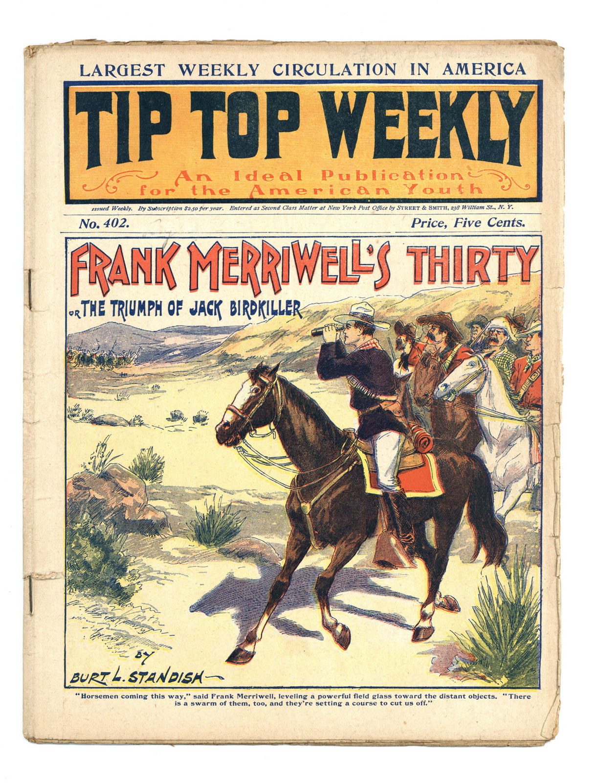 Tip Top Weekly #402 GD 1903 Low Grade