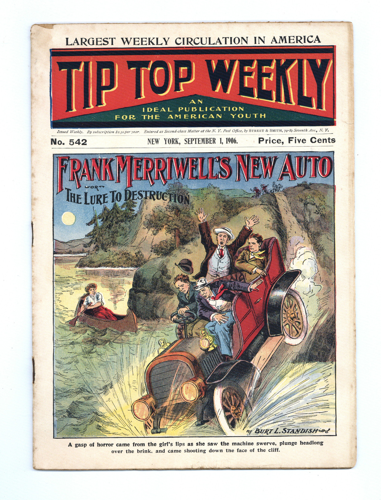 Tip Top Weekly #542 VG+ 4.5 1906