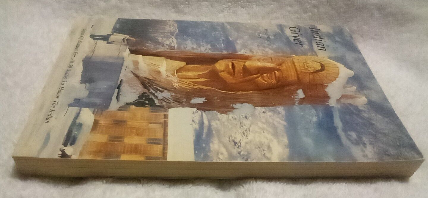 Indian Giver by Peter Wolf Toth Native American Wood Sculptures 1984 PB Signed