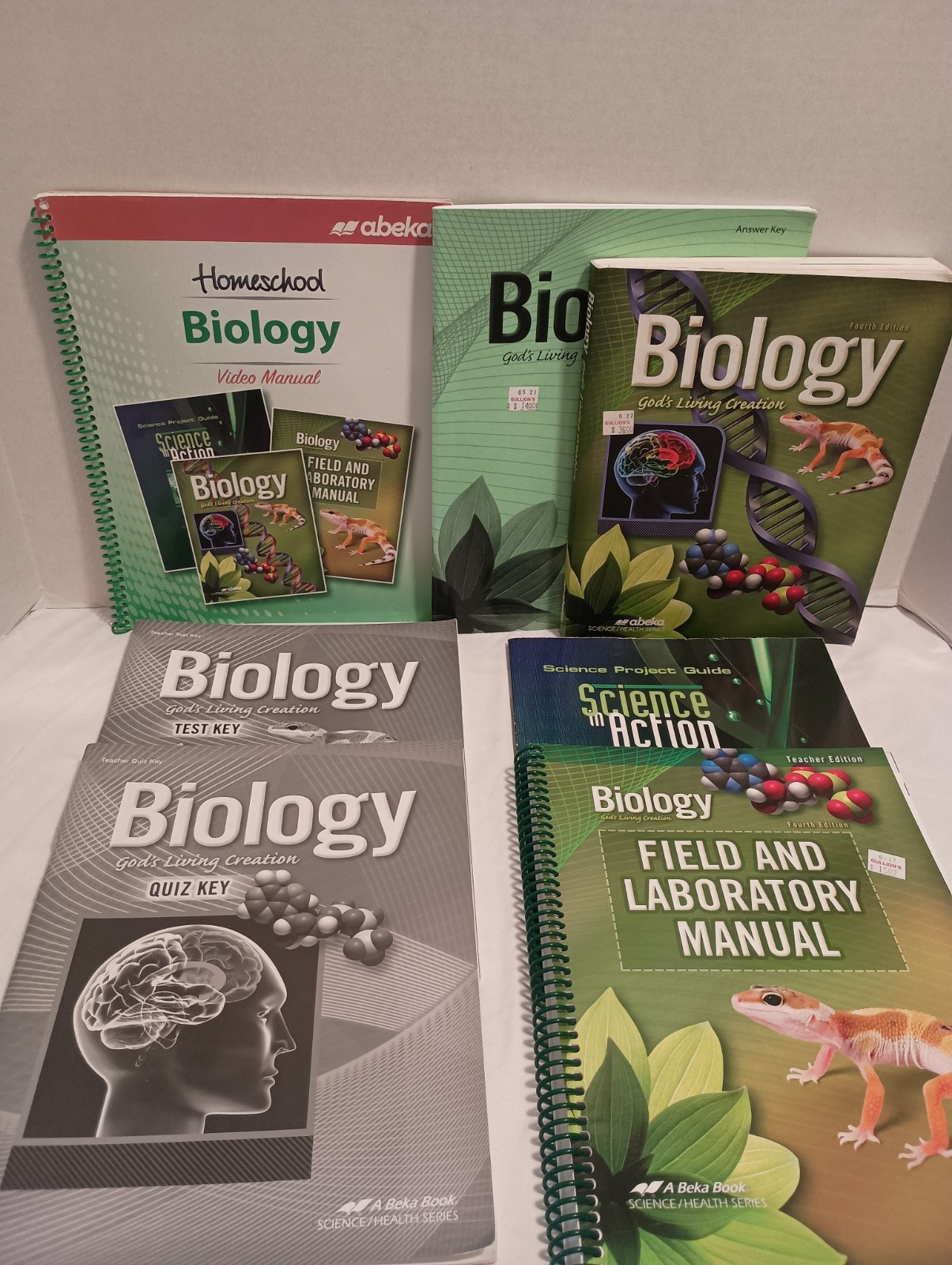 Abeka Biology Student Textbook & Teacher Keys 4th Edition
