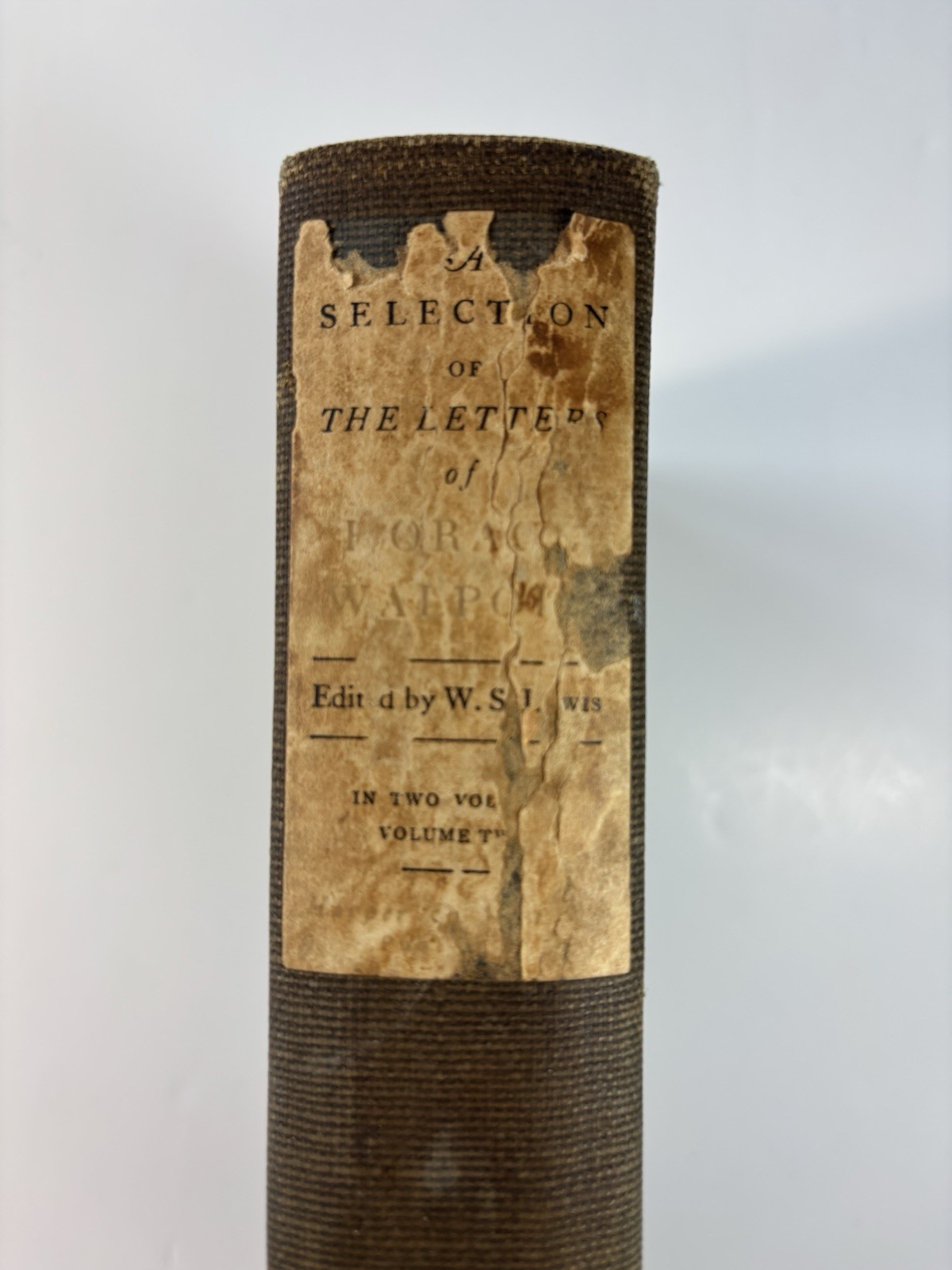 1926 1st Ed A Selection of the Letters of Horace Walpole Vol 2 Illustrated