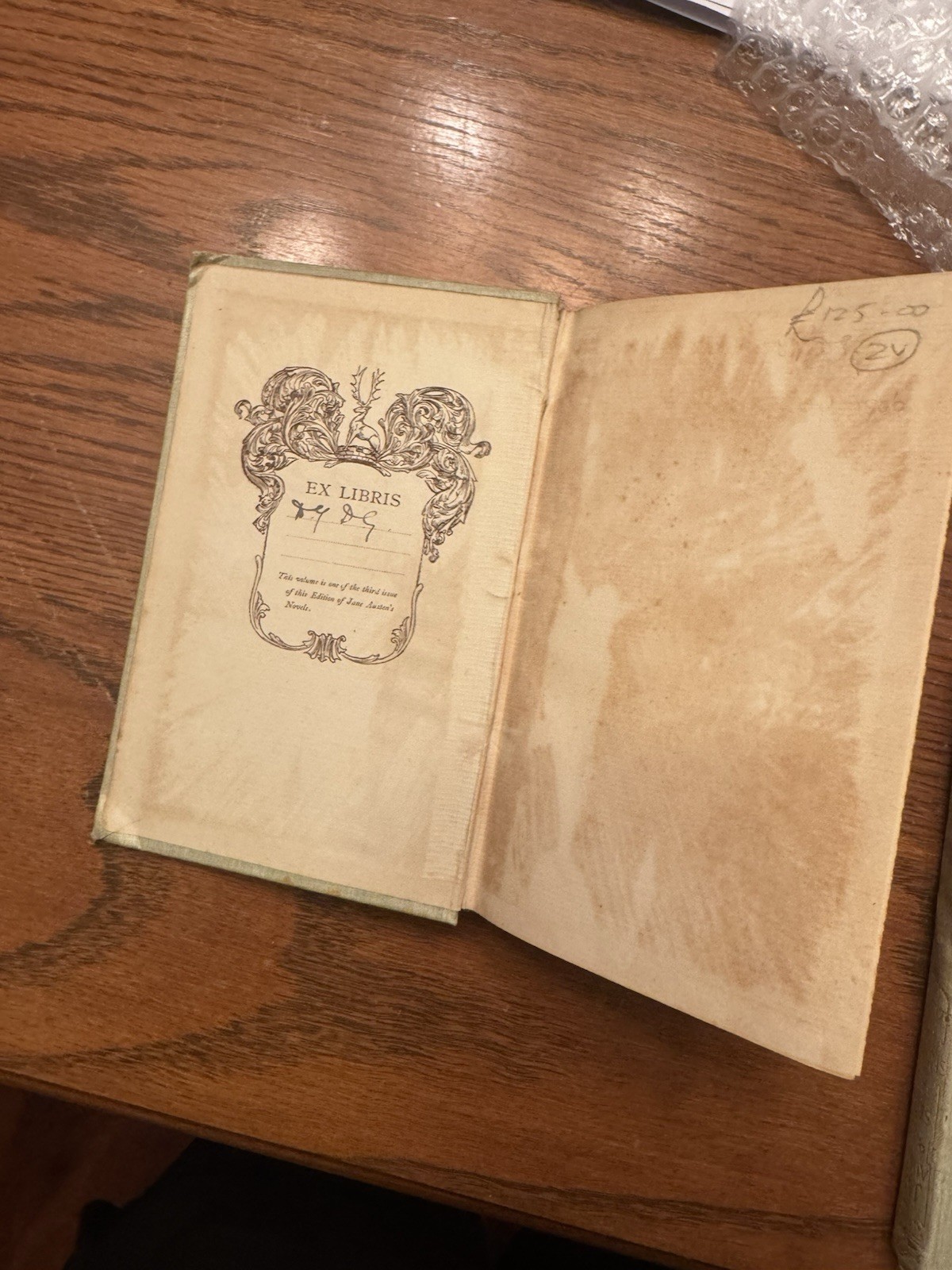Jane Austen Sense and Sensibility Vol I & II Illustrated Cloth J.M. Dent 1893