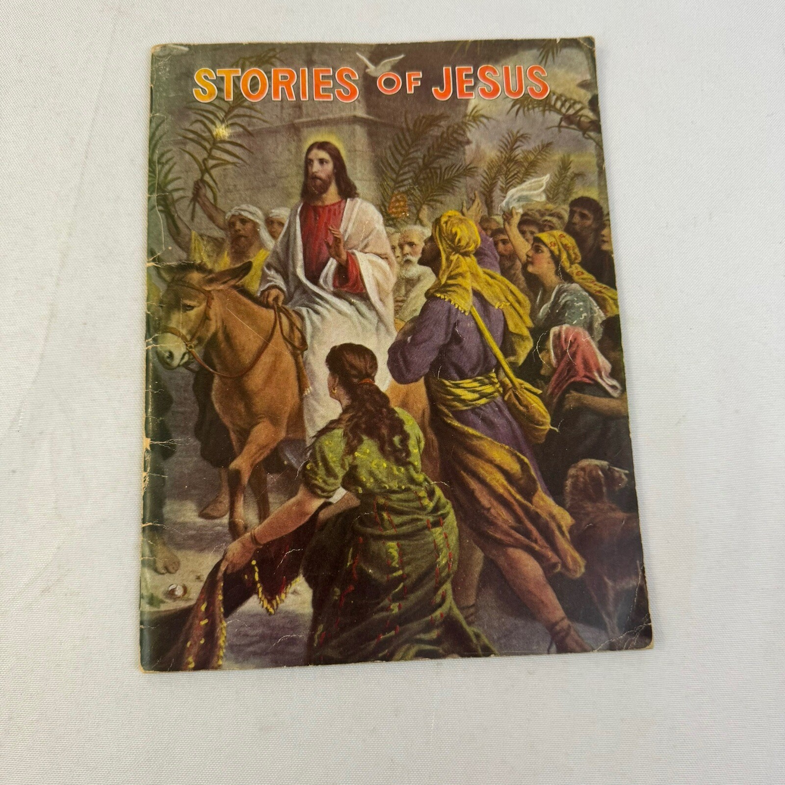 Vtg 1937 Stories of Jesus Illustrated Booklet, 64 Pages, Christian Collectible