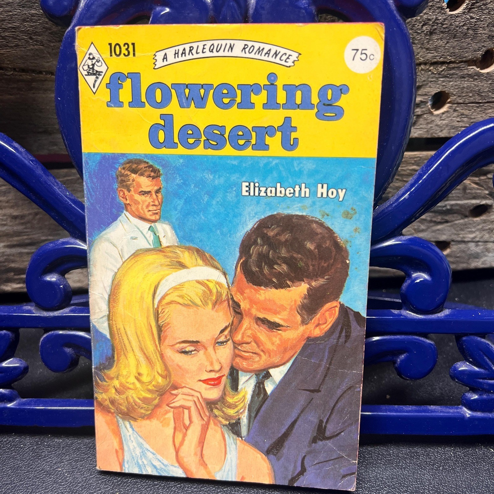 Flowering Desert, by Elizabeth Hoy Vintage Harlequin Romance #1031 1975